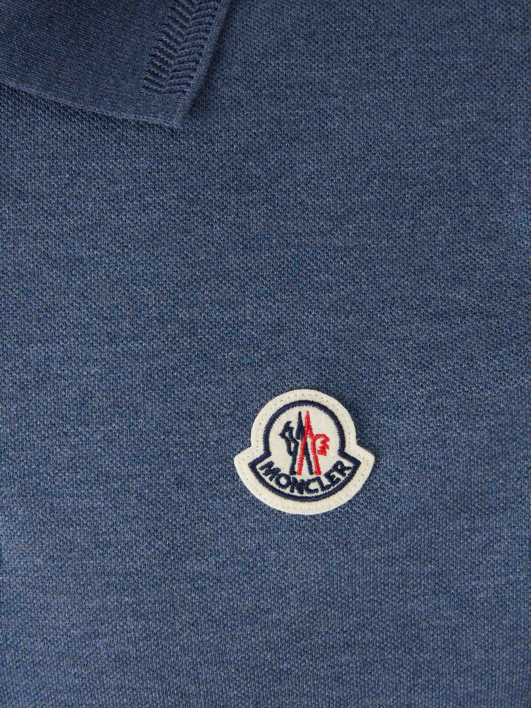 Polo Piqué Cotton Moncler – Гарантія оригінальності – збільшений вид