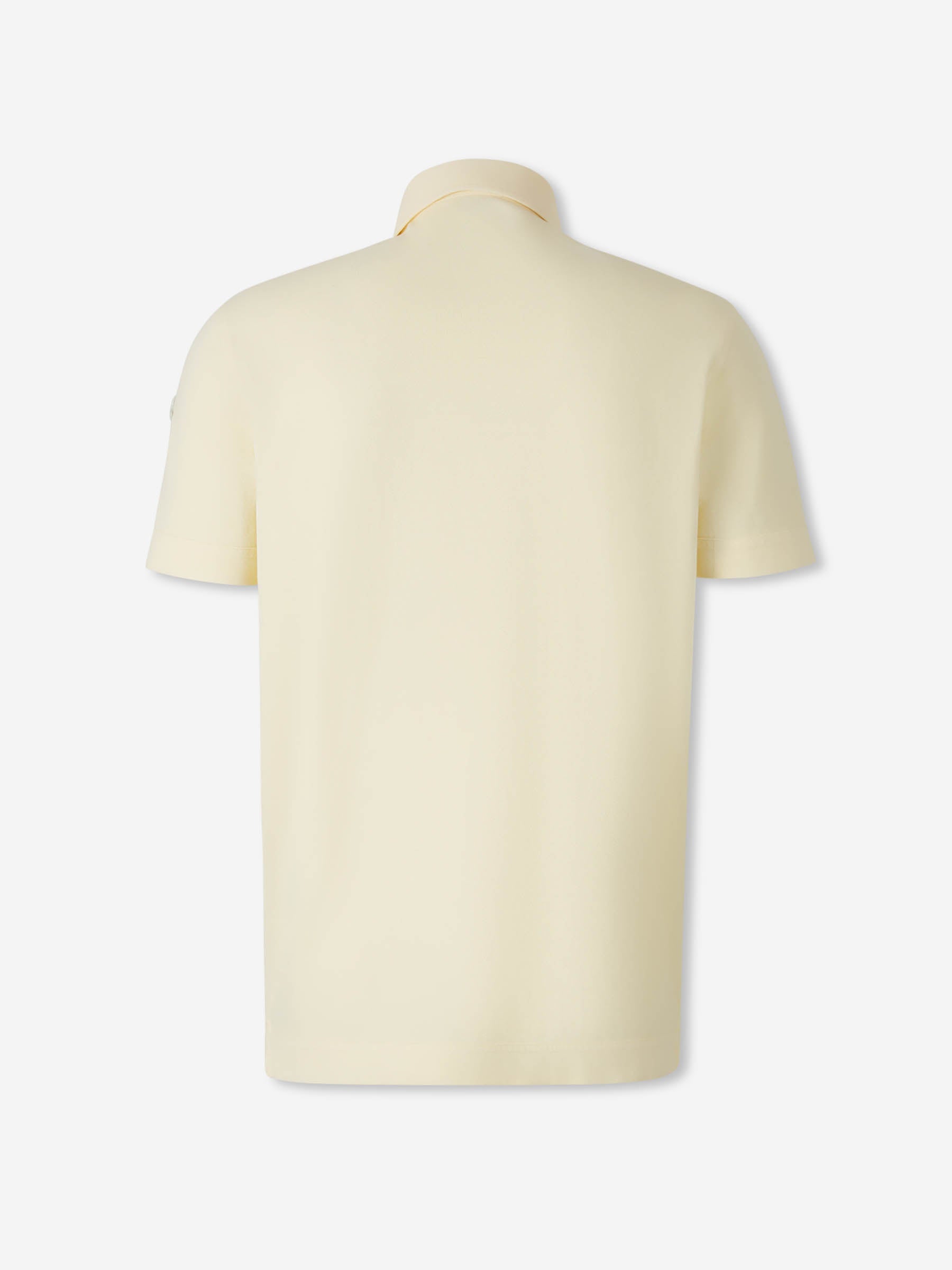 Short-Sleeve Polo Shirt Moncler – Гарантія оригінальності – вид ззаду