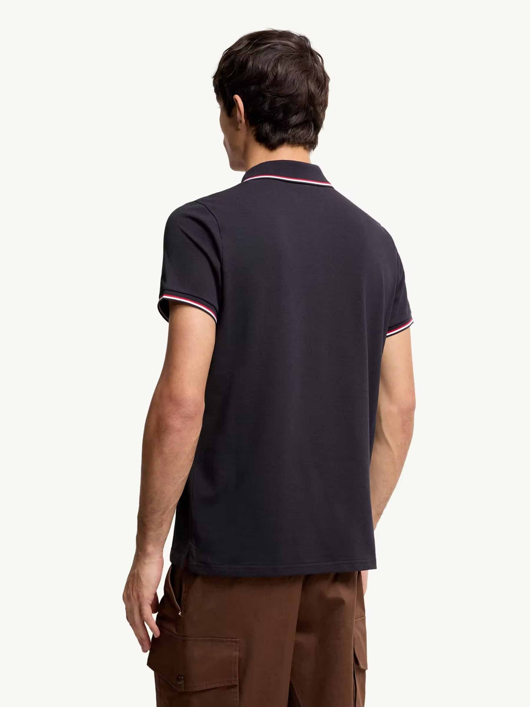 Short-Sleeve Polo Shirt Moncler – Гарантія оригінальності – детальний вид