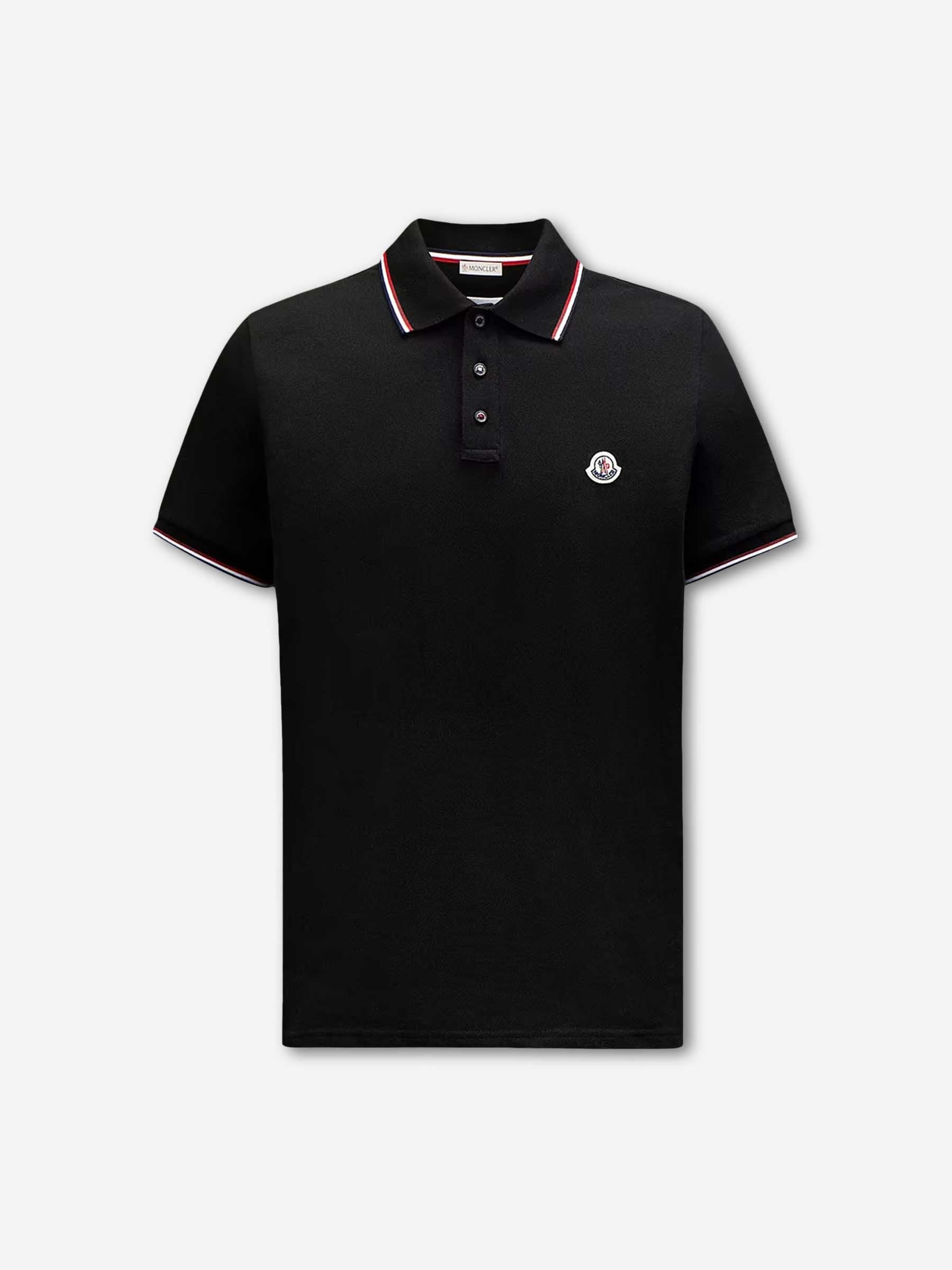 Short-Sleeve Polo Shirt Moncler – Гарантія оригінальності – боковий вид