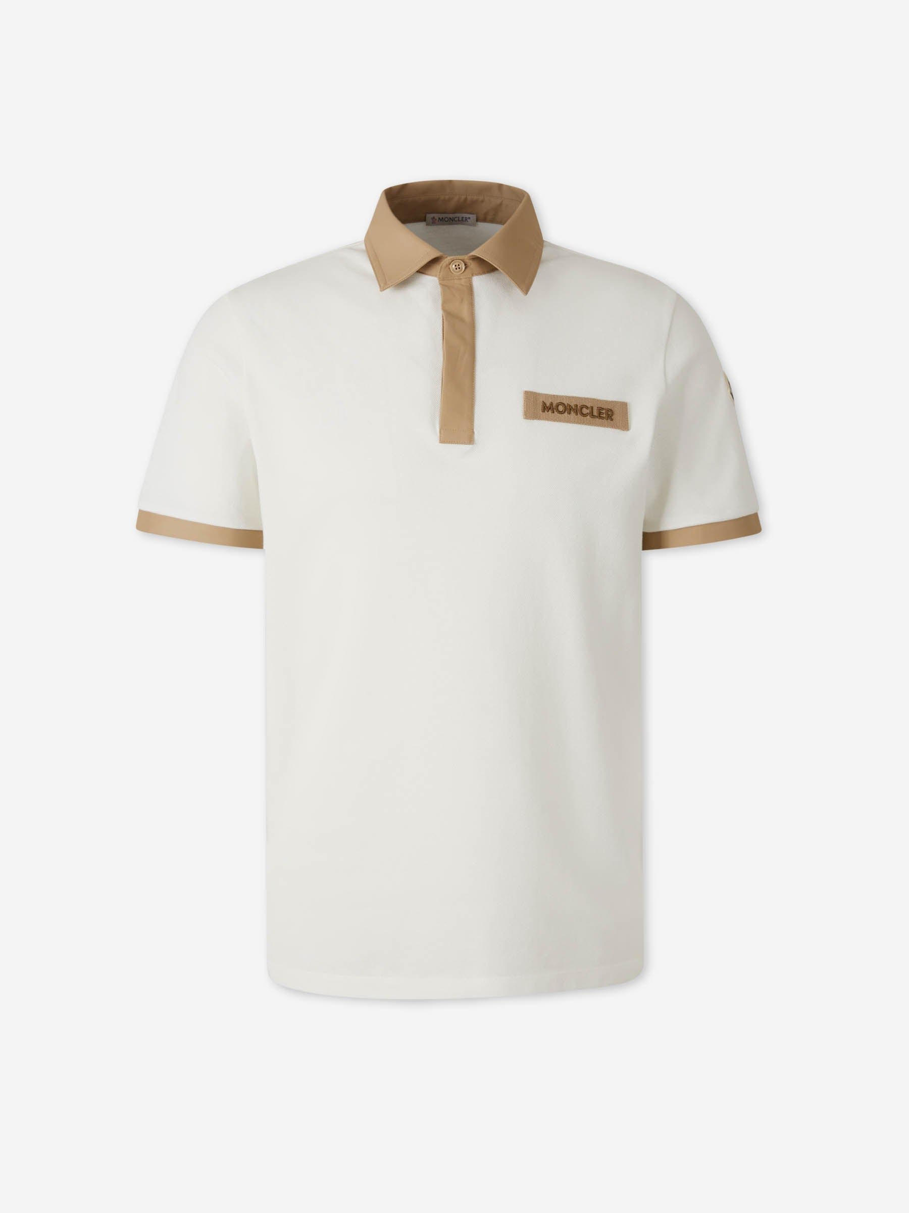 Short-Sleeve Polo Shirt Moncler – Гарантія оригінальності – боковий вид