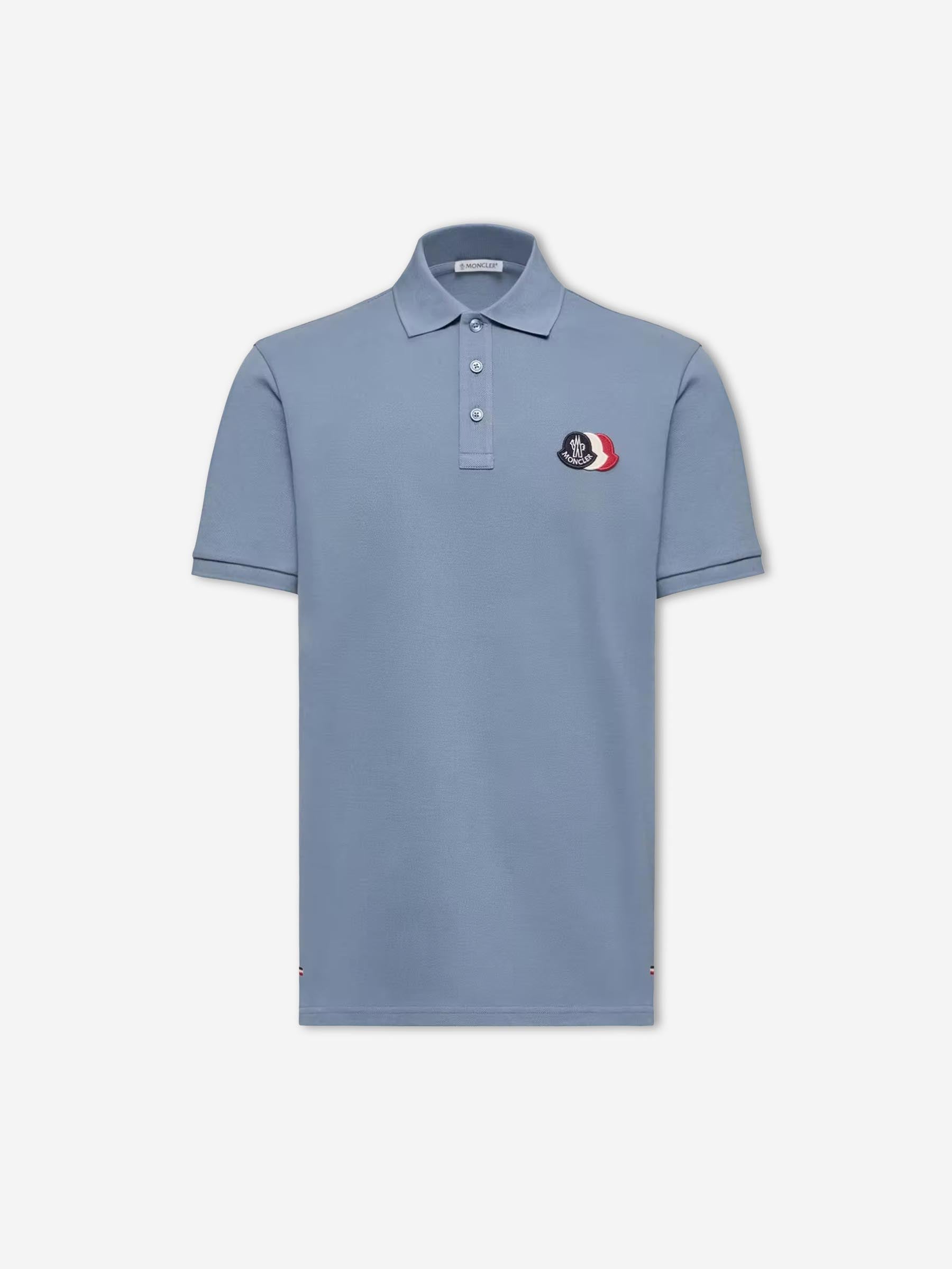 Short-Sleeve Polo Shirt Moncler – Гарантія оригінальності – боковий вид