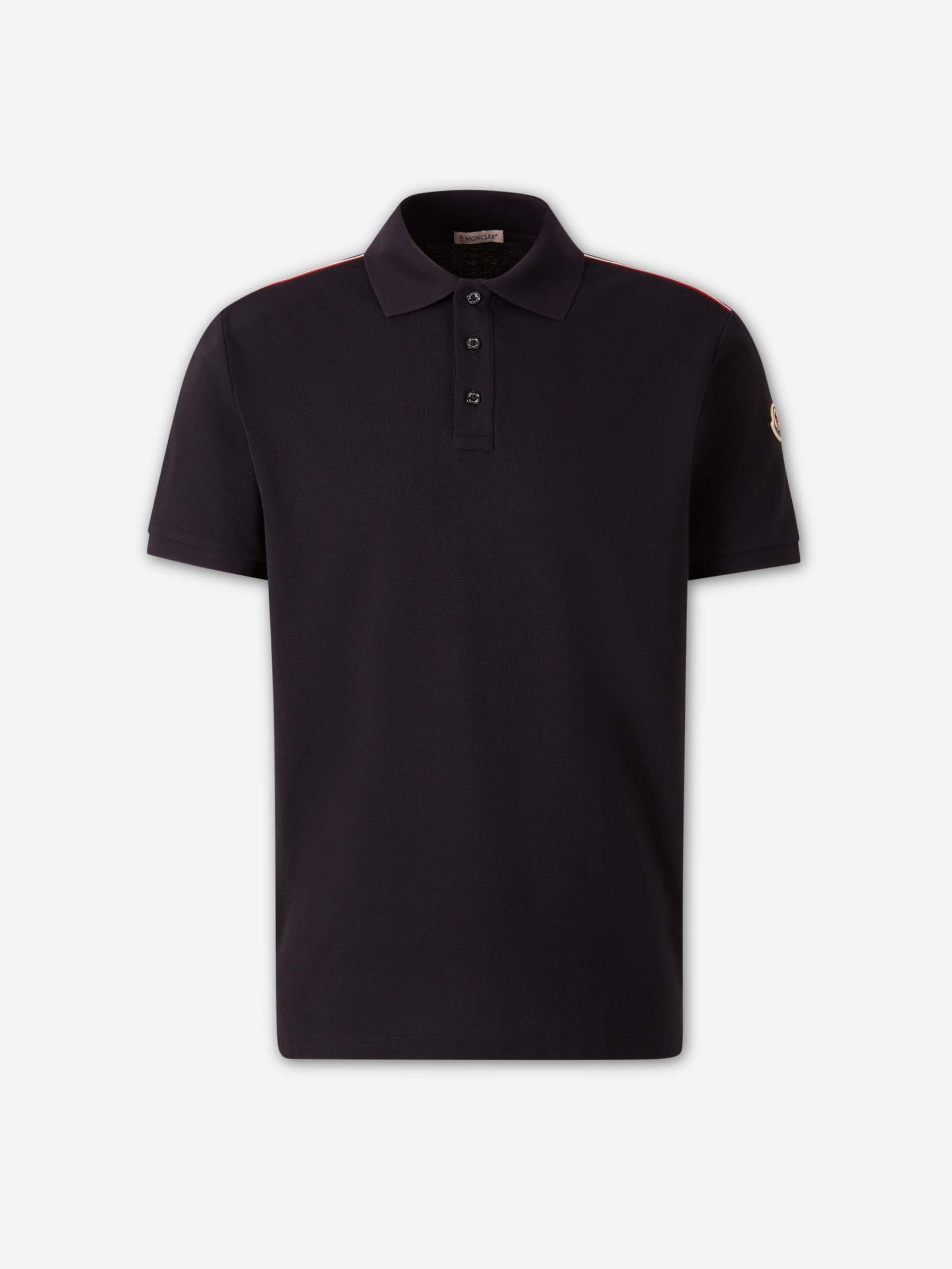 Short Sleeve Polo Shirt Moncler оригінал – Купити в Україні – боковий вид