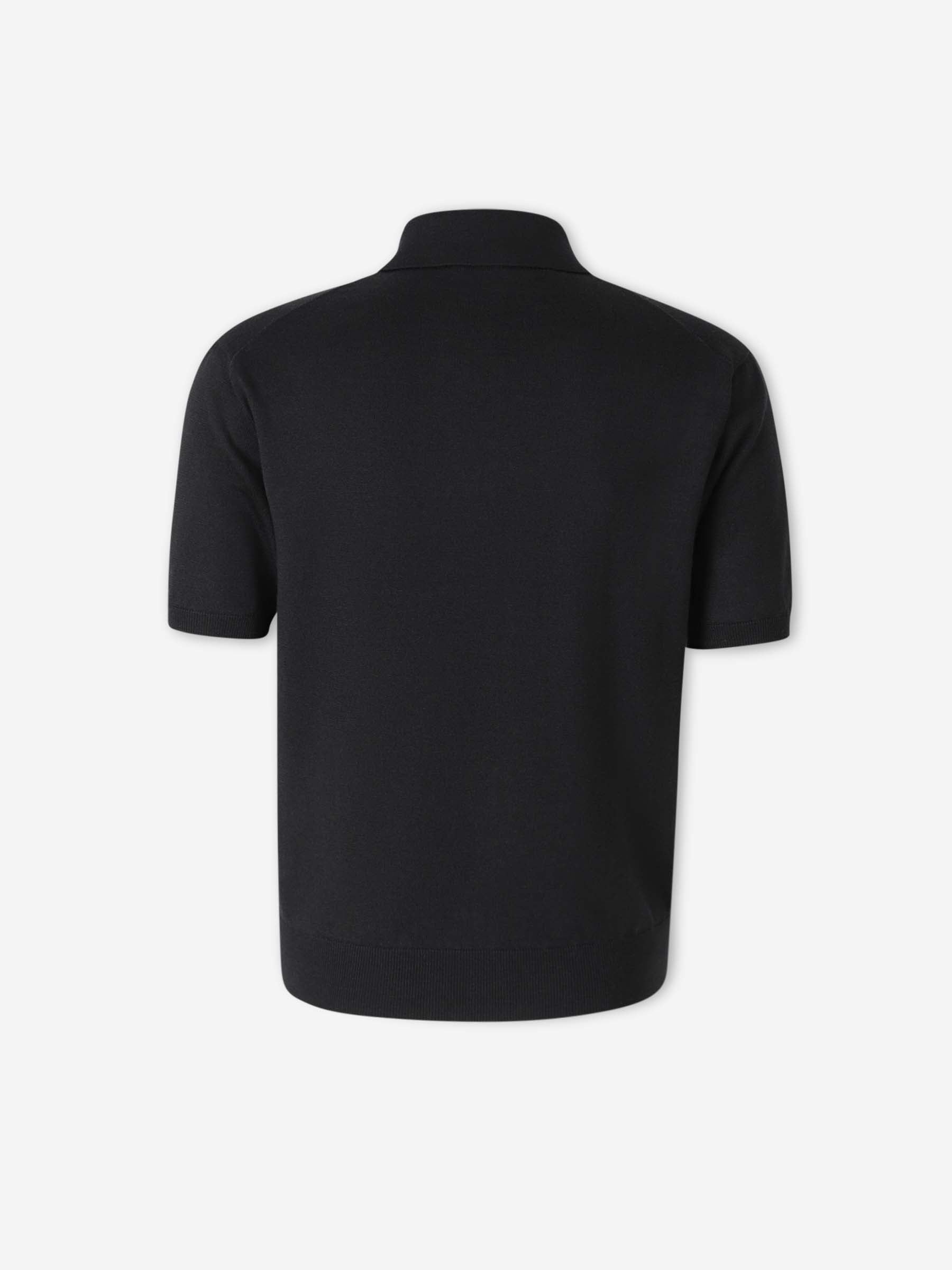Knitted Polo Shirt The row оригінал – Купити в Україні – вид ззаду