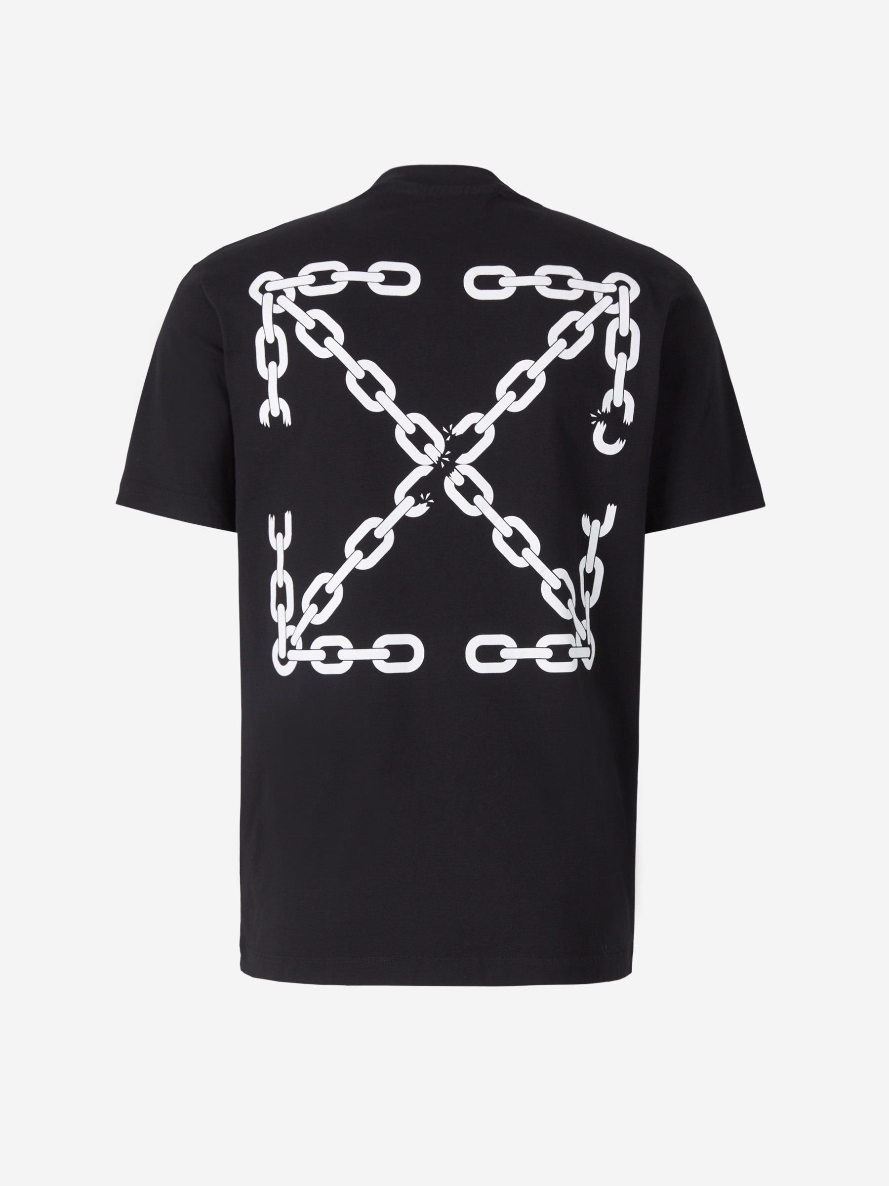 Оригінальна Arrow Chain T-Shirt Off-white – вид ззаду