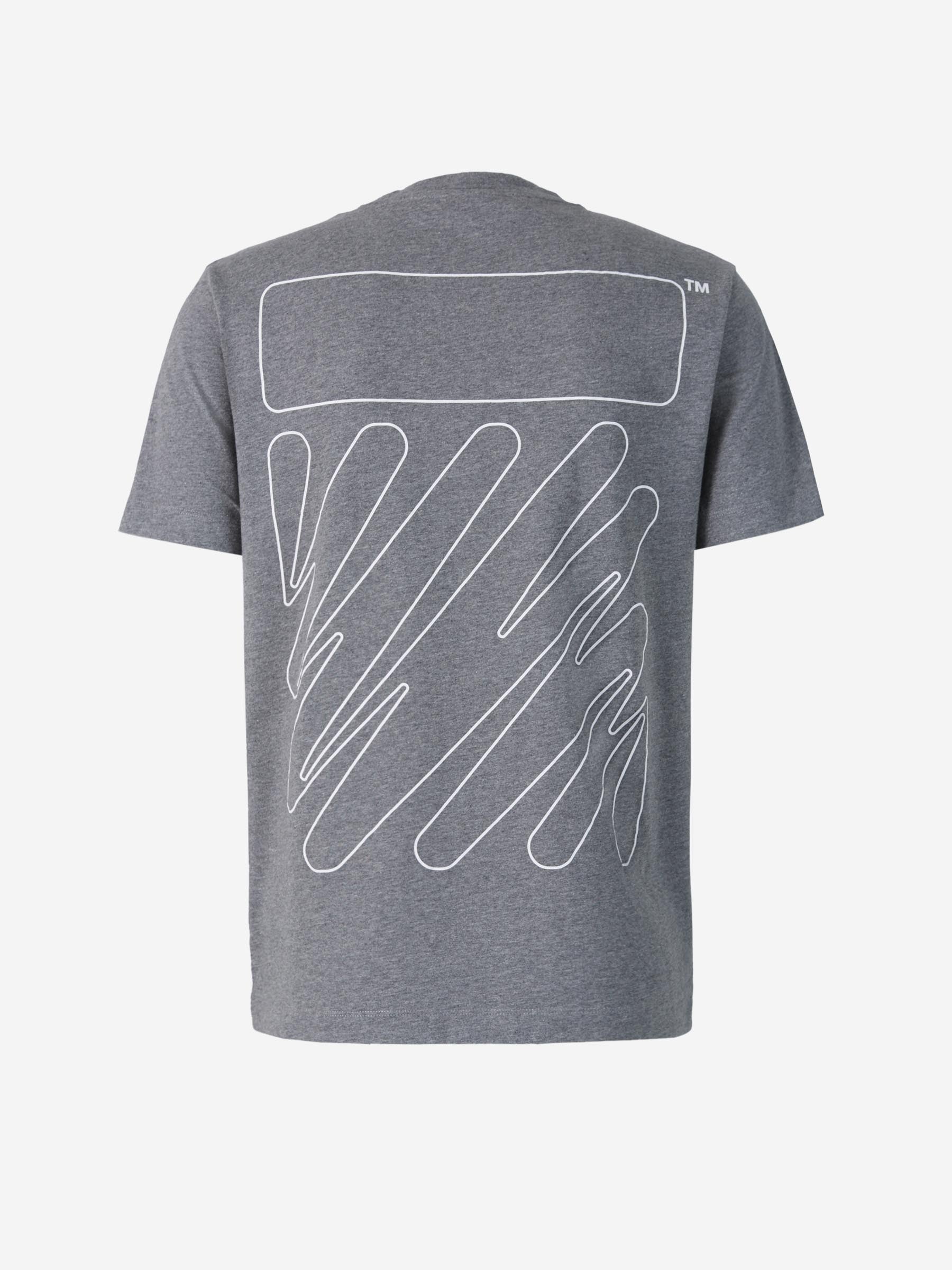 Оригінальна Wave Arrow T-Shirt Off-white – вид ззаду