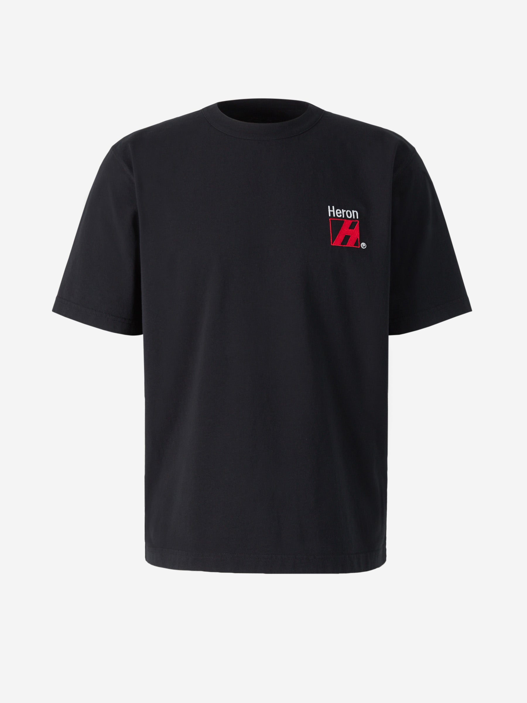 Embroidered Logo T-Shirt Heron preston – Гарантія оригінальності – боковий вид