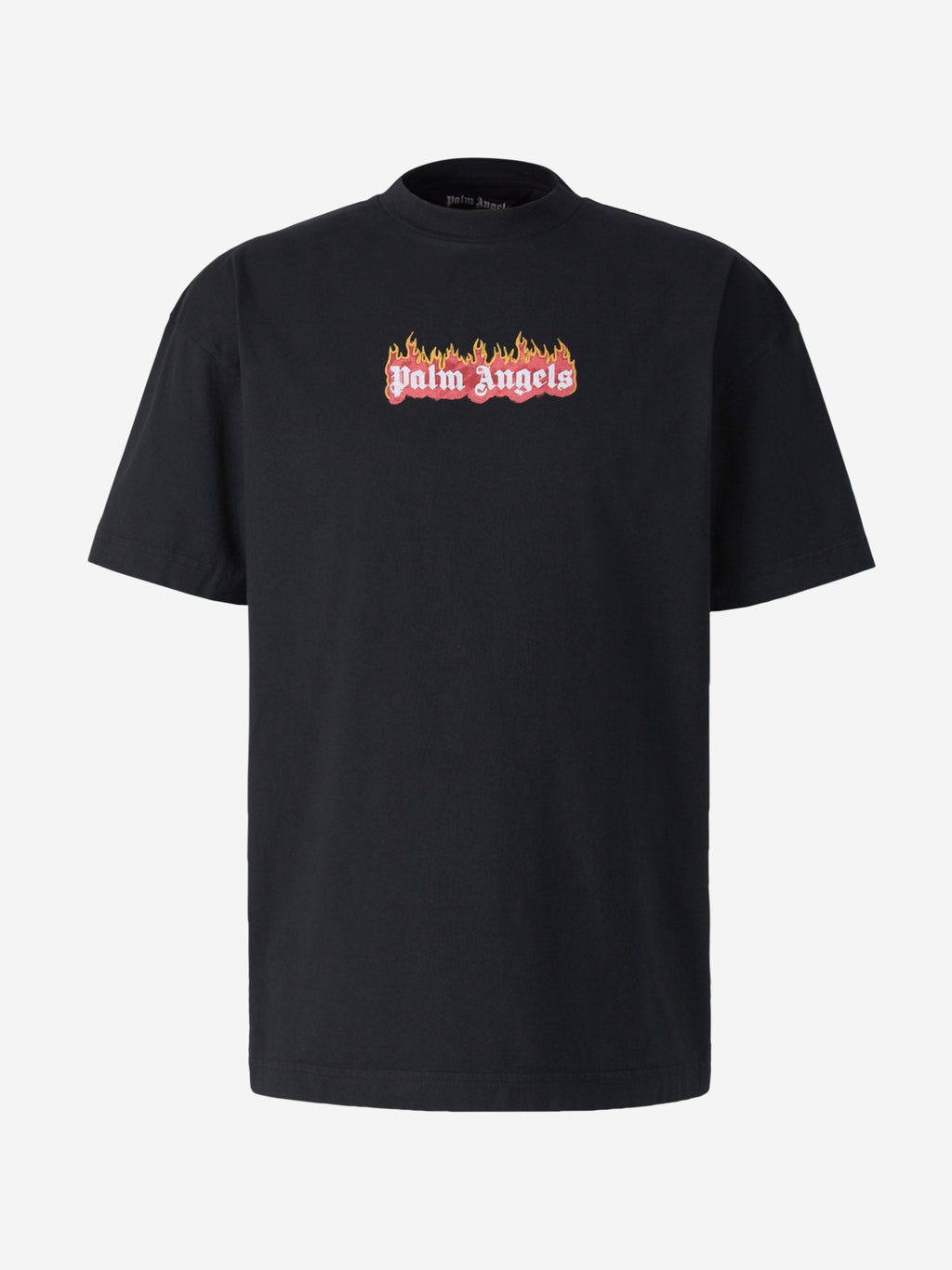 Flames Logo T-Shirt Palm angels – Гарантія оригінальності – боковий вид