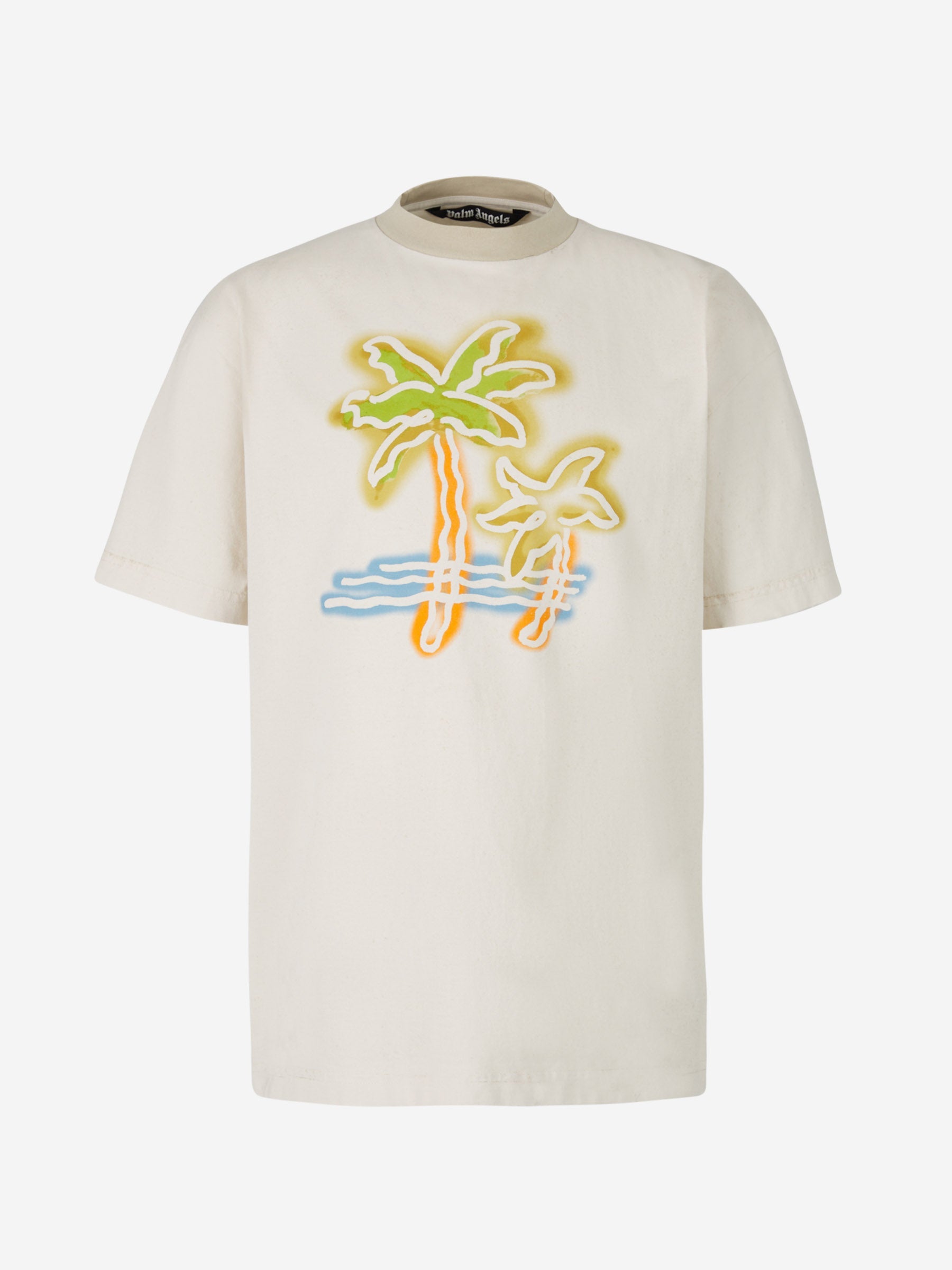 Camiseta Palmera Neón Palm angels – Гарантія оригінальності – боковий вид