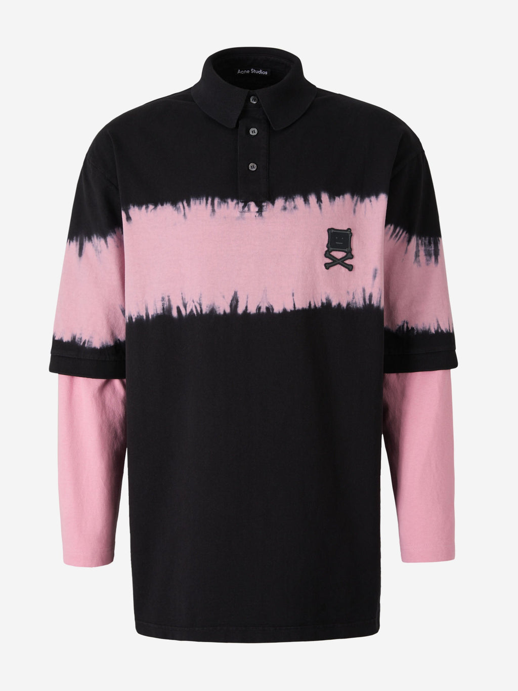 Polo Tie Dye Combinada Acne studios – Гарантія оригінальності – боковий вид