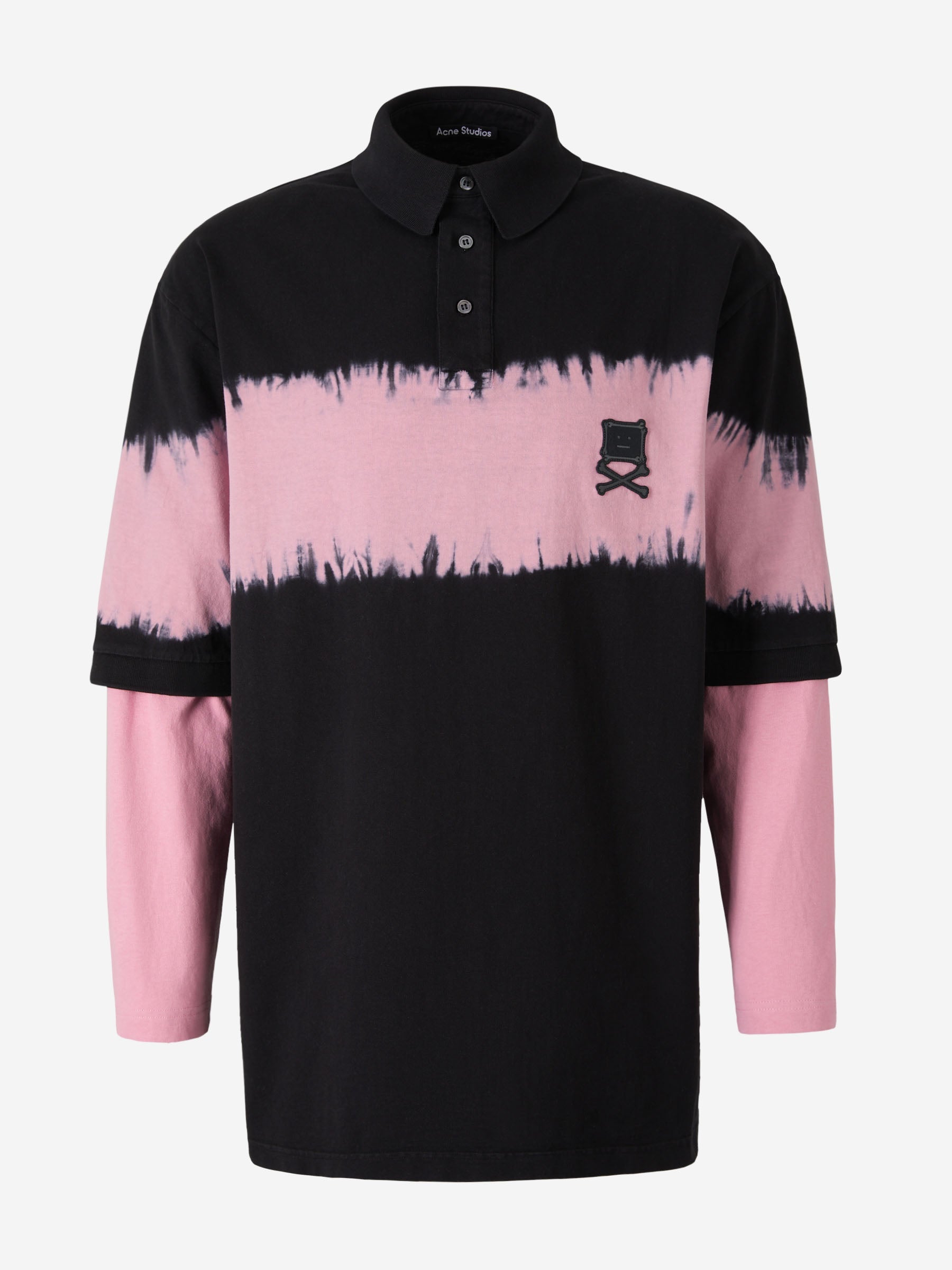Polo Tie Dye Combinada Acne studios – Гарантія оригінальності – боковий вид