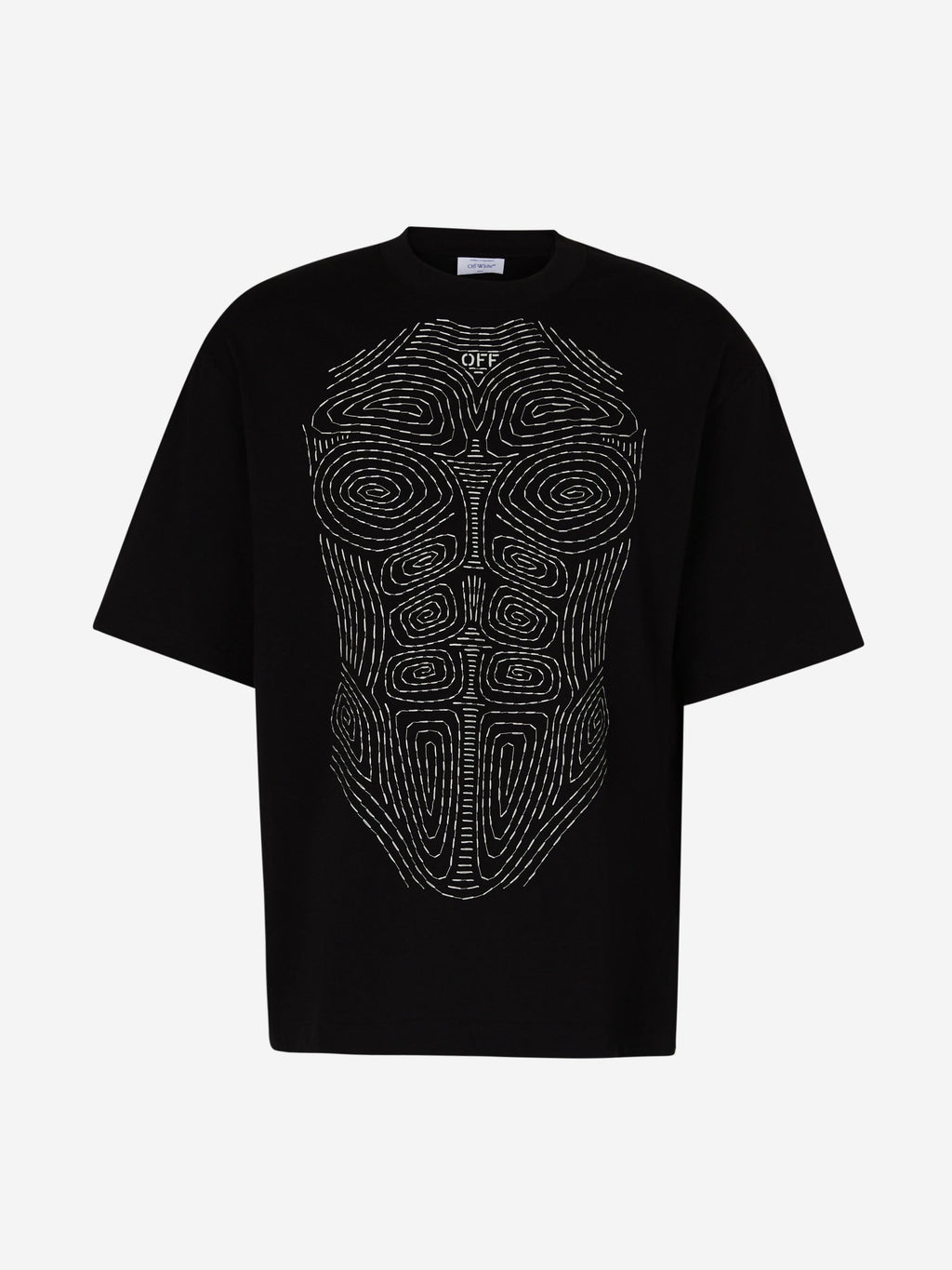 Camiseta Gráfico Estampado Off-white – Гарантія оригінальності – боковий вид