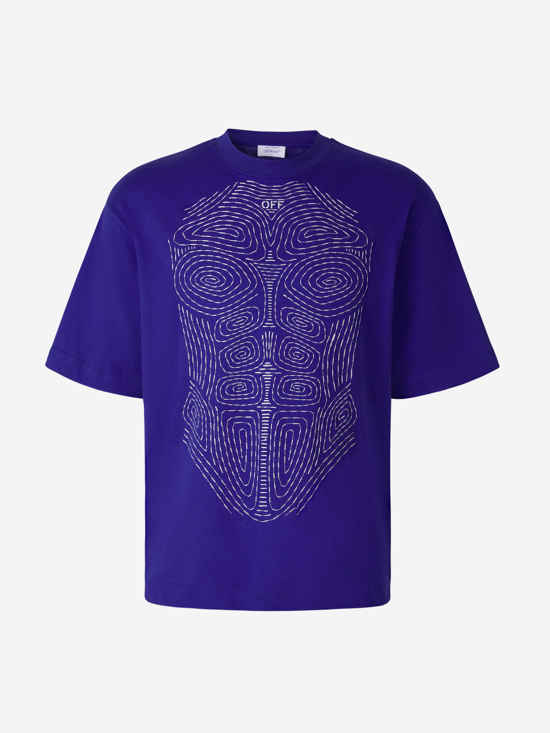 Camiseta Gráfico Estapado Off-white оригінал – Купити в Україні – боковий вид