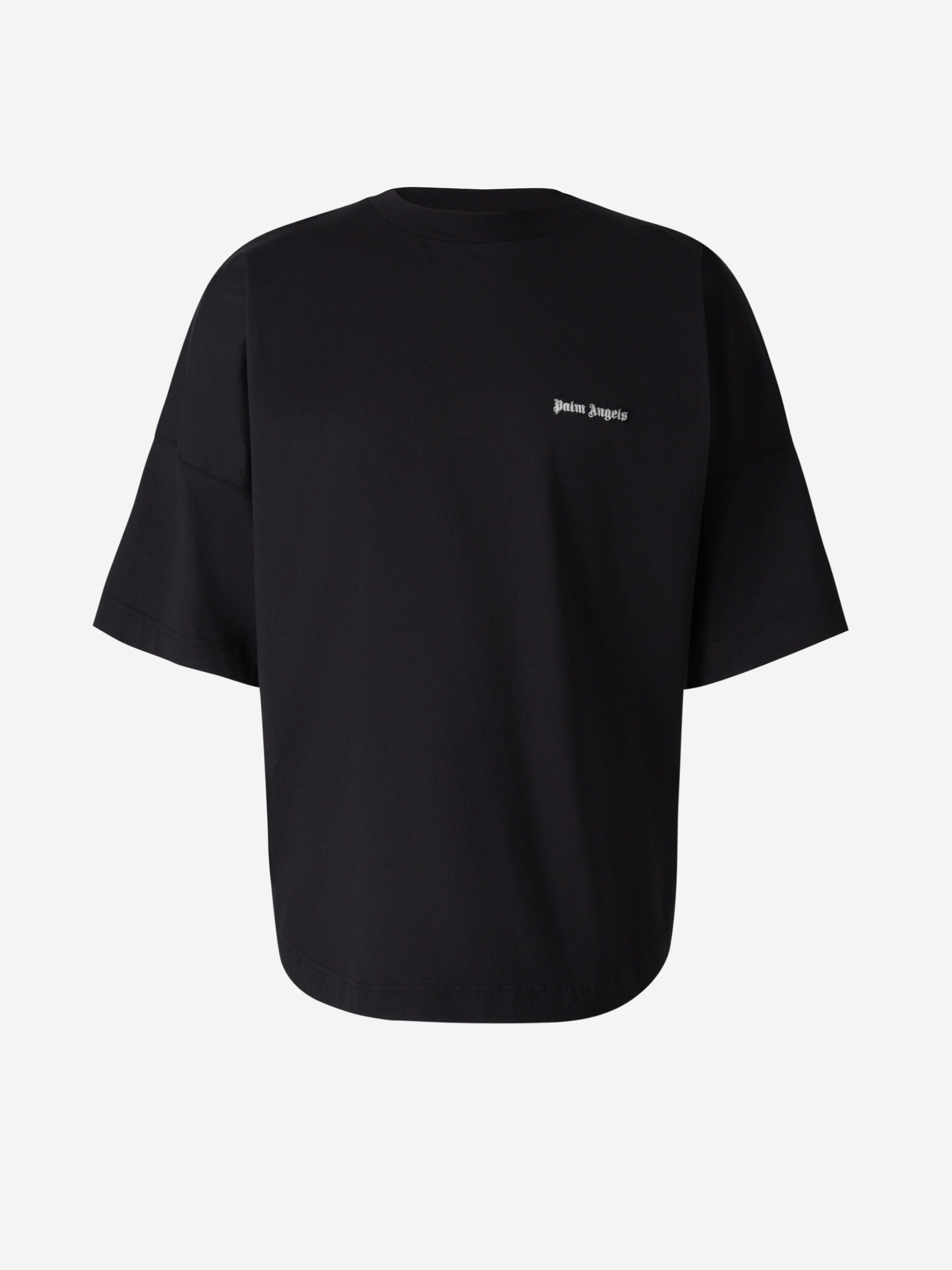 Оригінальна Logo Cotton T-Shirt Palm angels – боковий вид