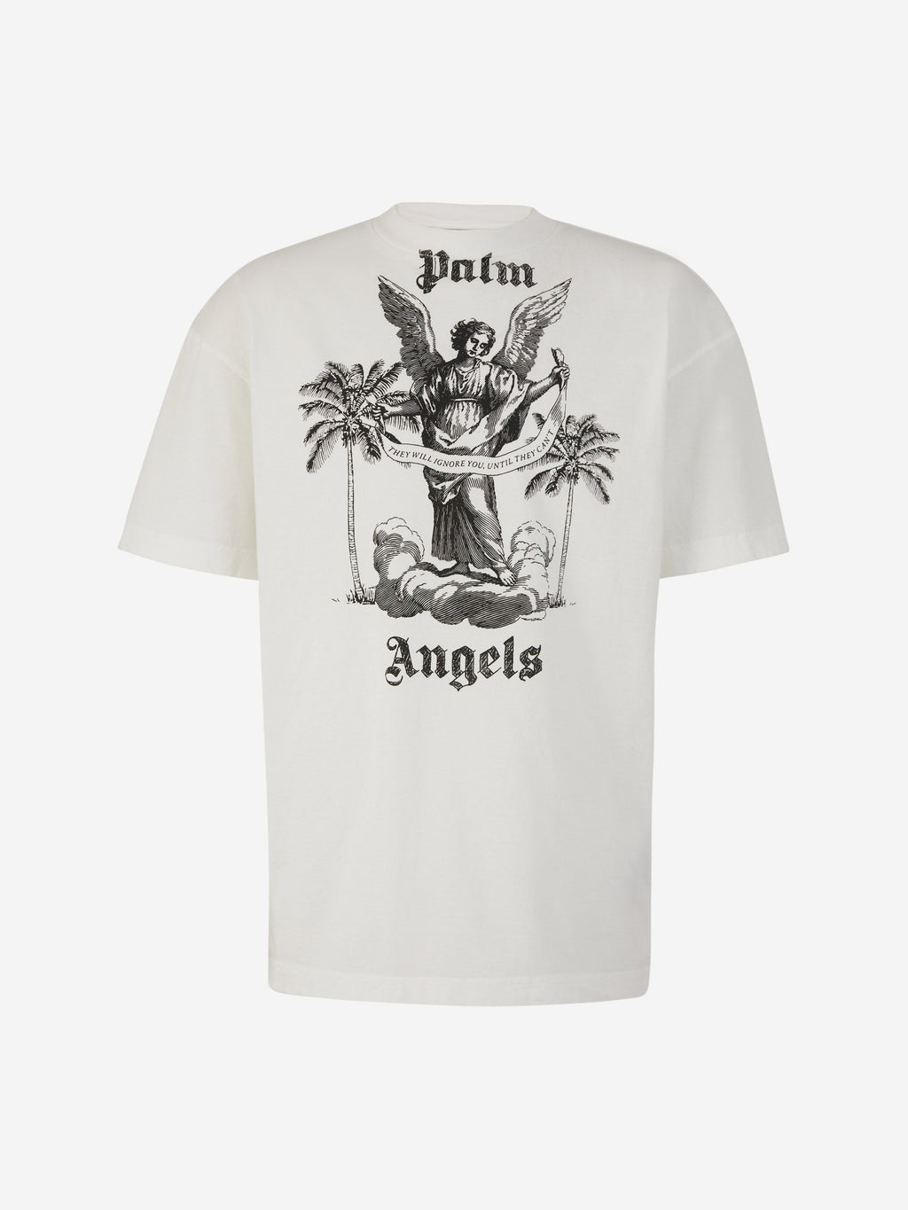 Оригінальна Logo Cotton T-Shirt Palm angels – боковий вид