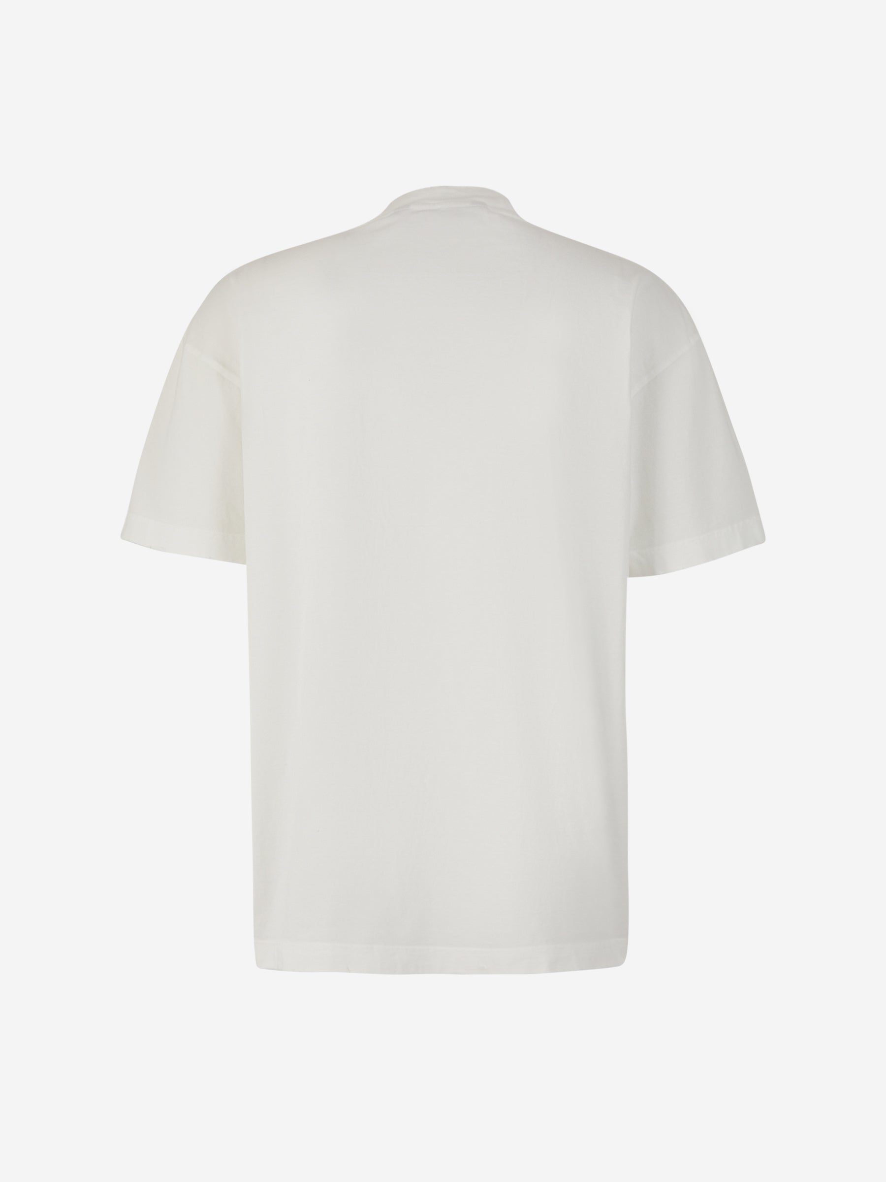 Оригінальна Logo Cotton T-Shirt Palm angels – вид ззаду