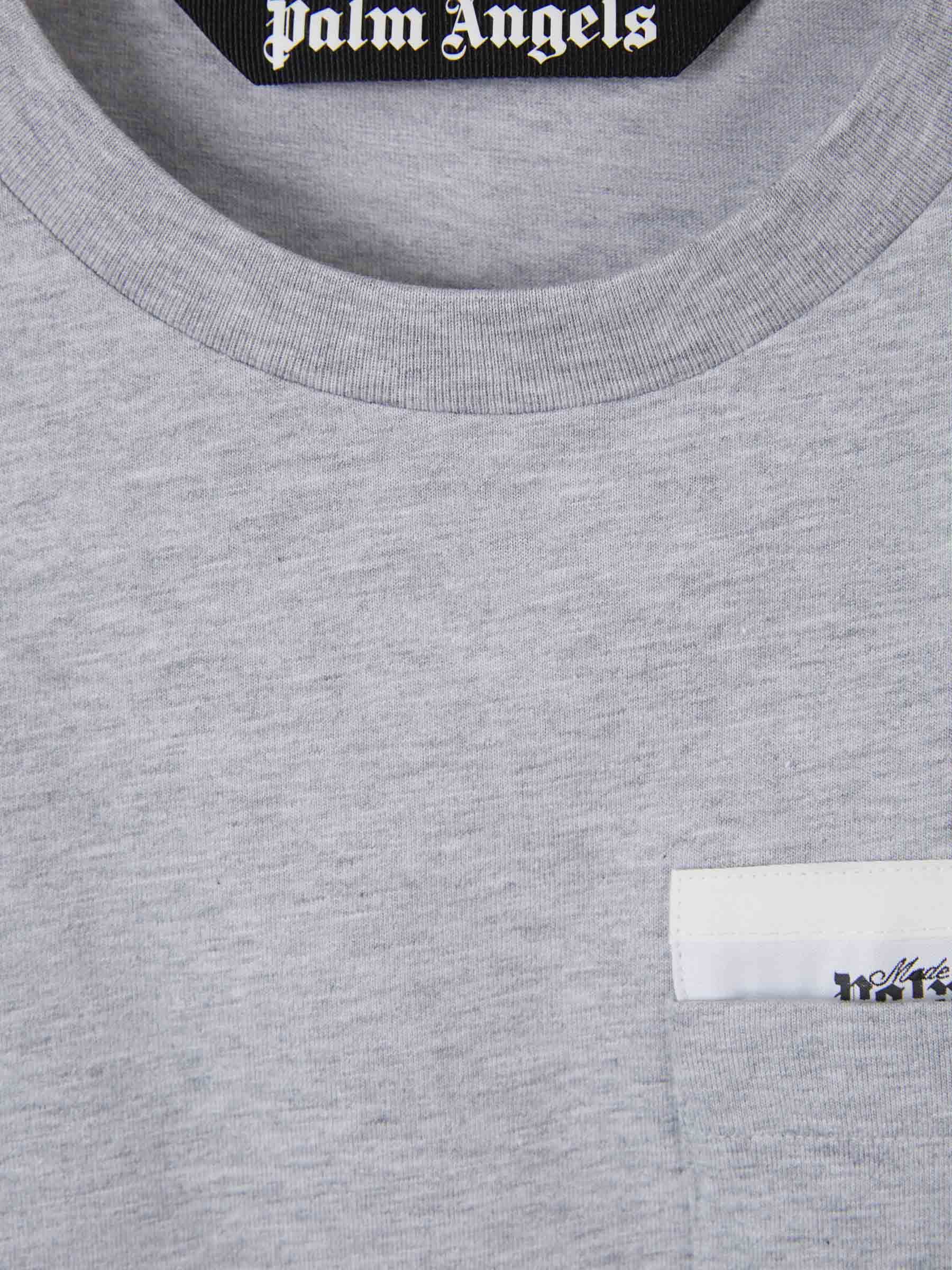Оригінальна Cotton Pocket T-Shirt Palm angels – збільшений вид