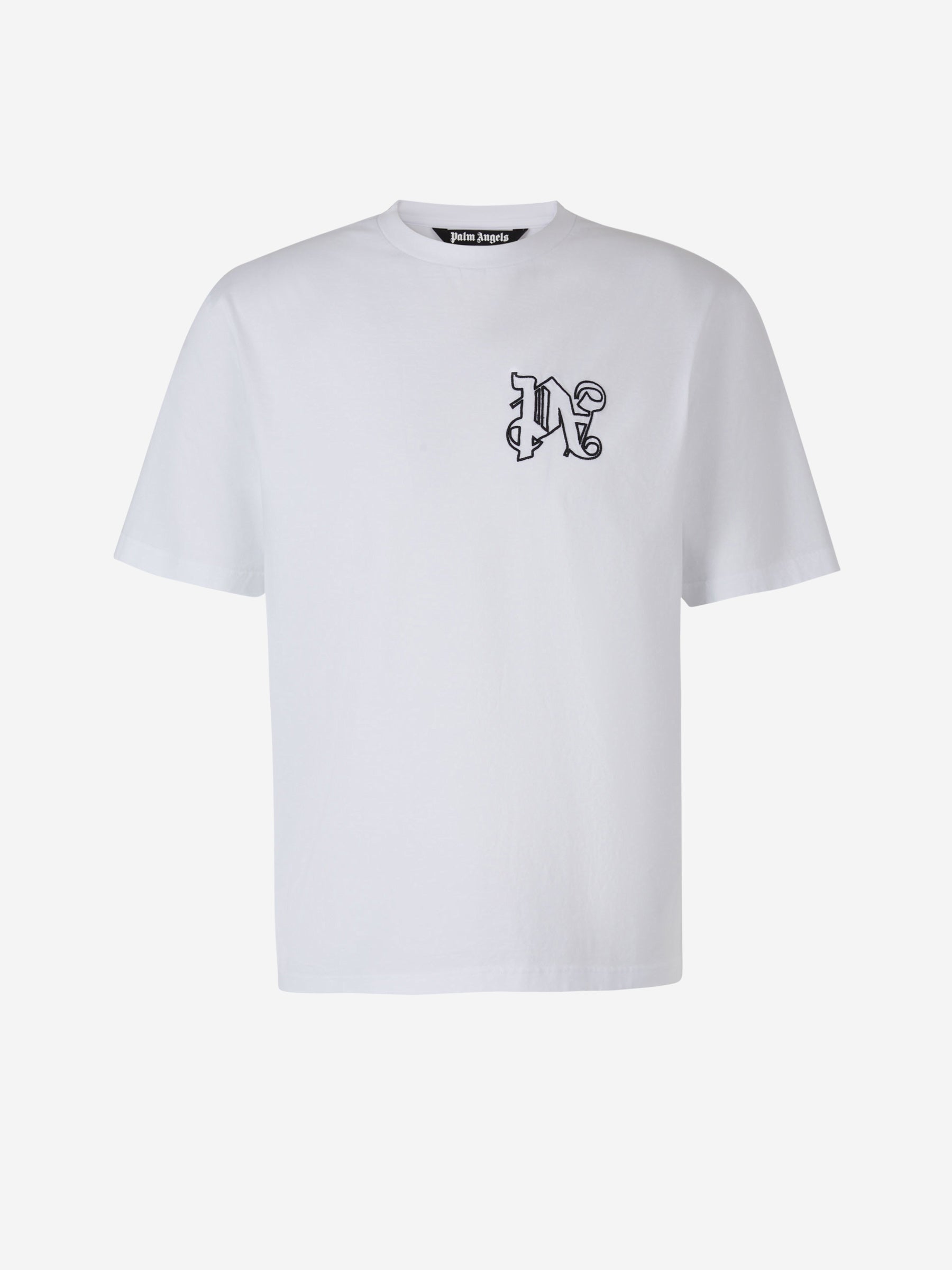 Embroidered Logo T-Shirt Palm angels – Гарантія оригінальності – боковий вид