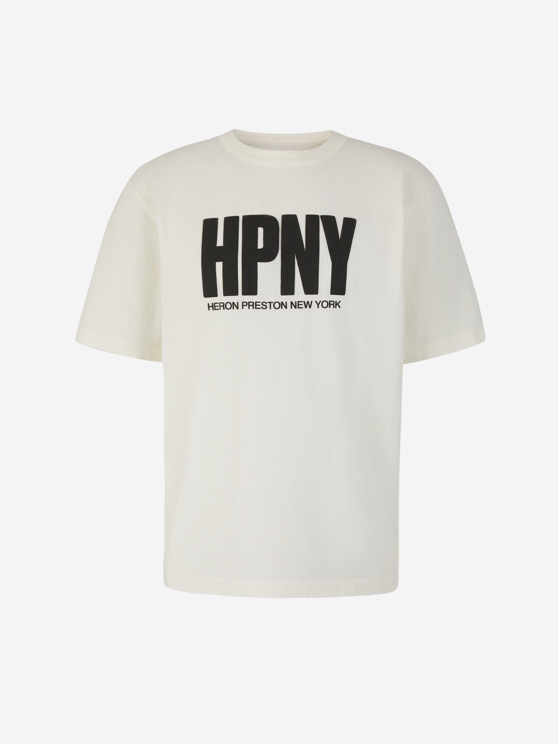 Оригінальна Logo Cotton T-Shirt Heron preston – боковий вид