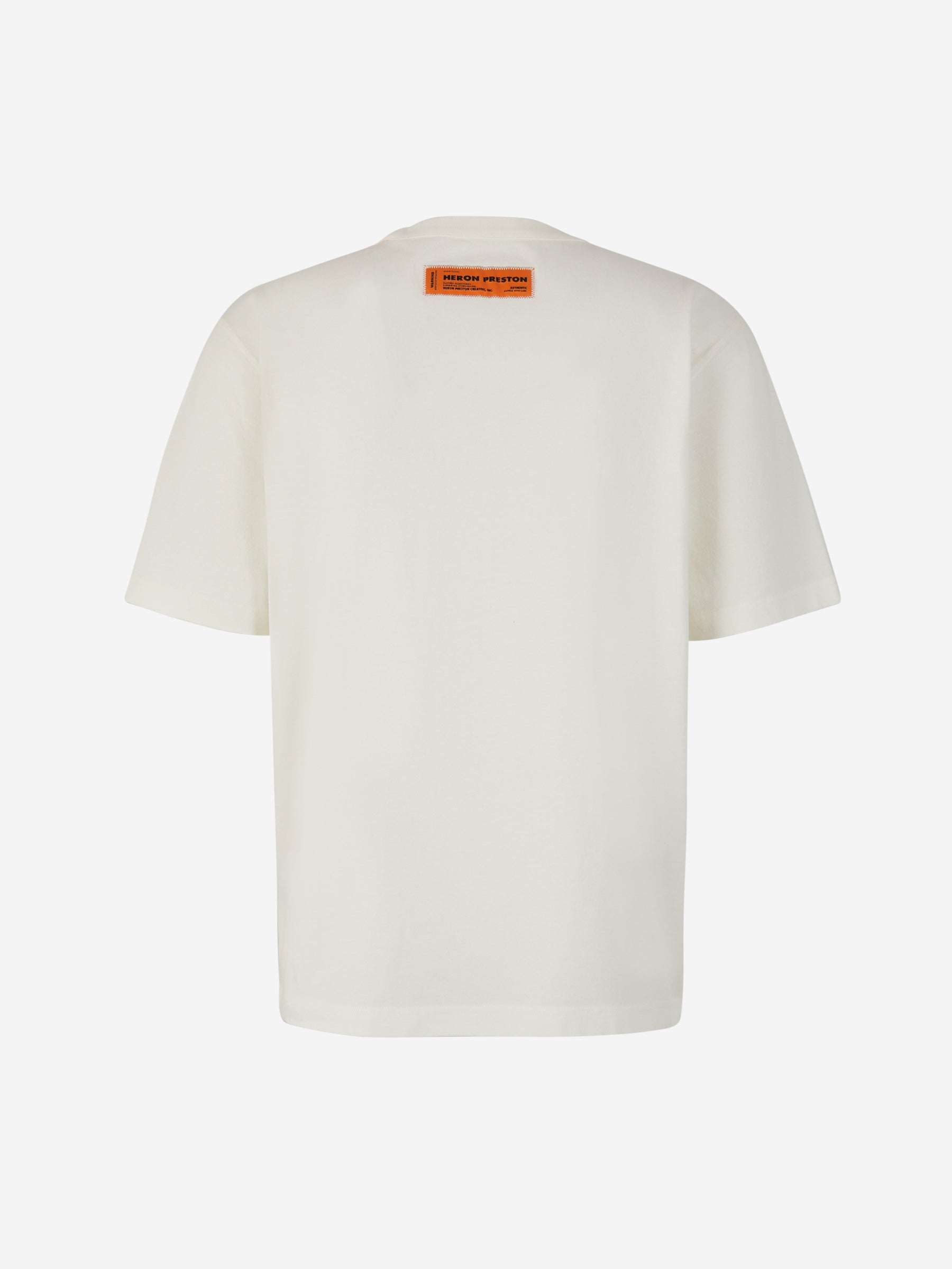 Оригінальна Logo Cotton T-Shirt Heron preston – вид ззаду