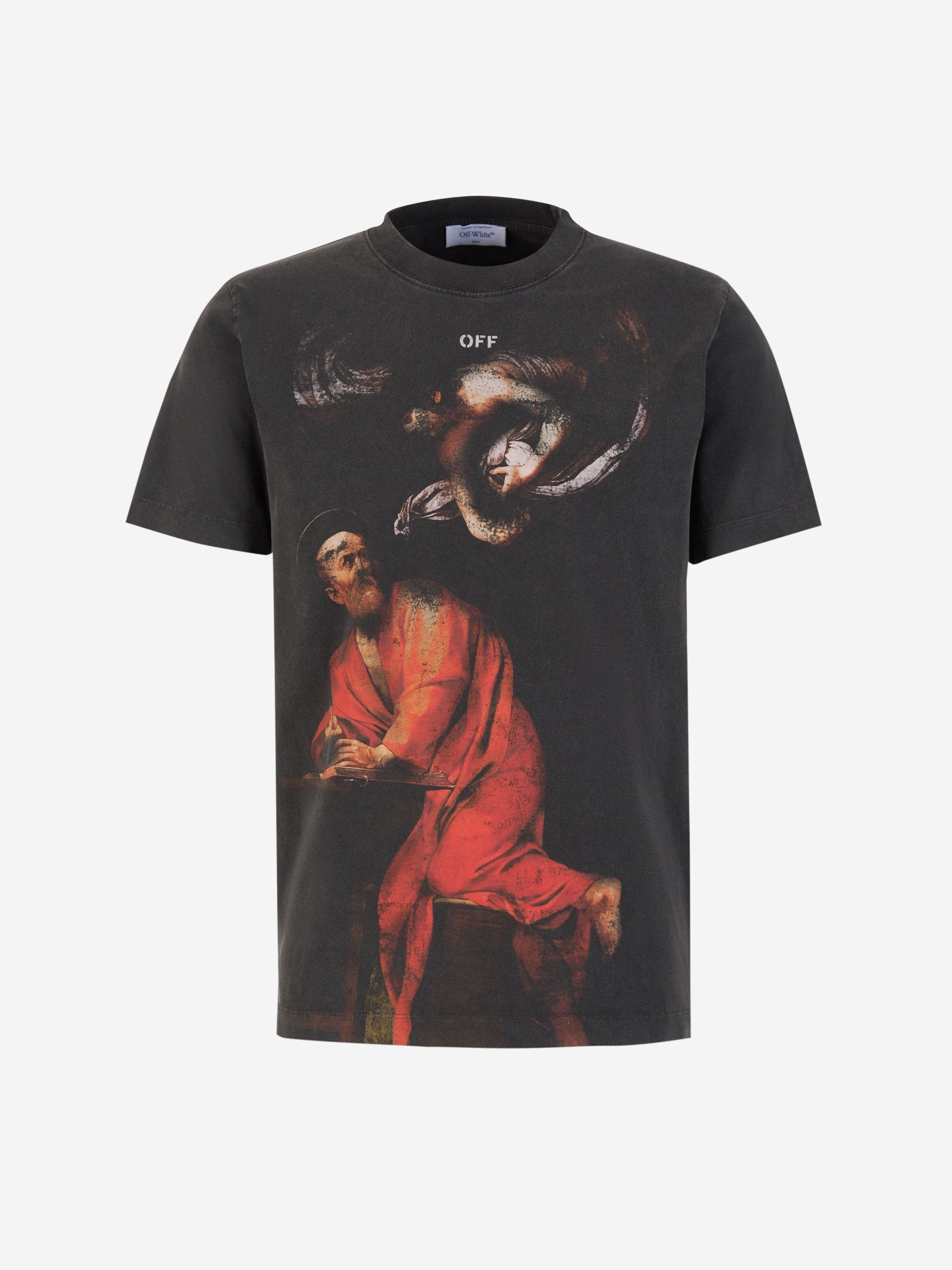 Printed Graphic T-Shirt Off-white – Гарантія оригінальності – боковий вид
