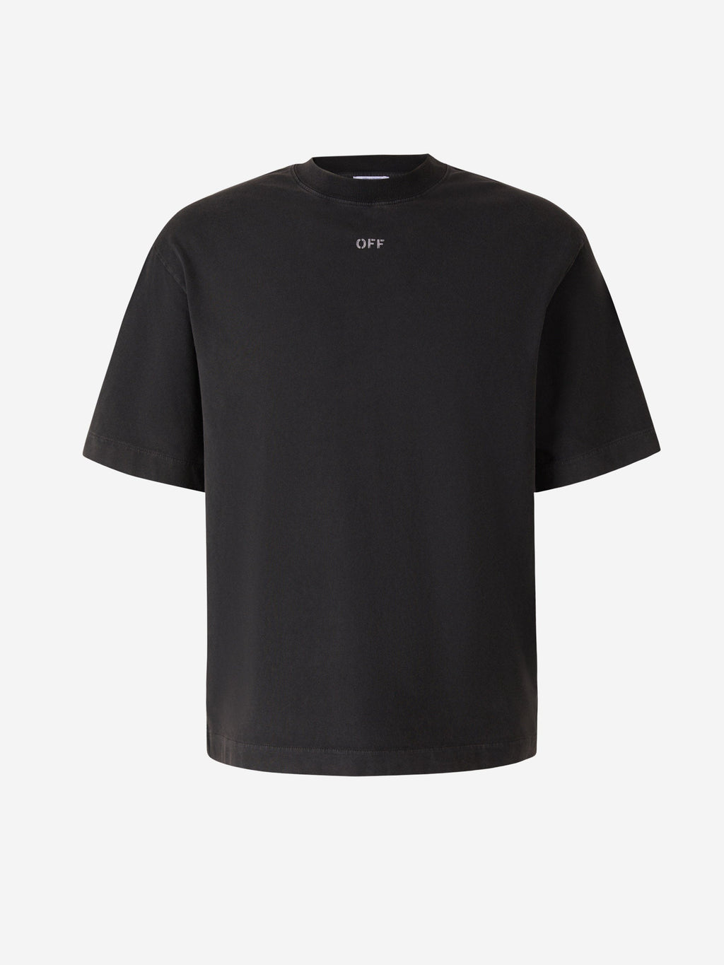 Printed Logo T-Shirt Off-white – Гарантія оригінальності – боковий вид