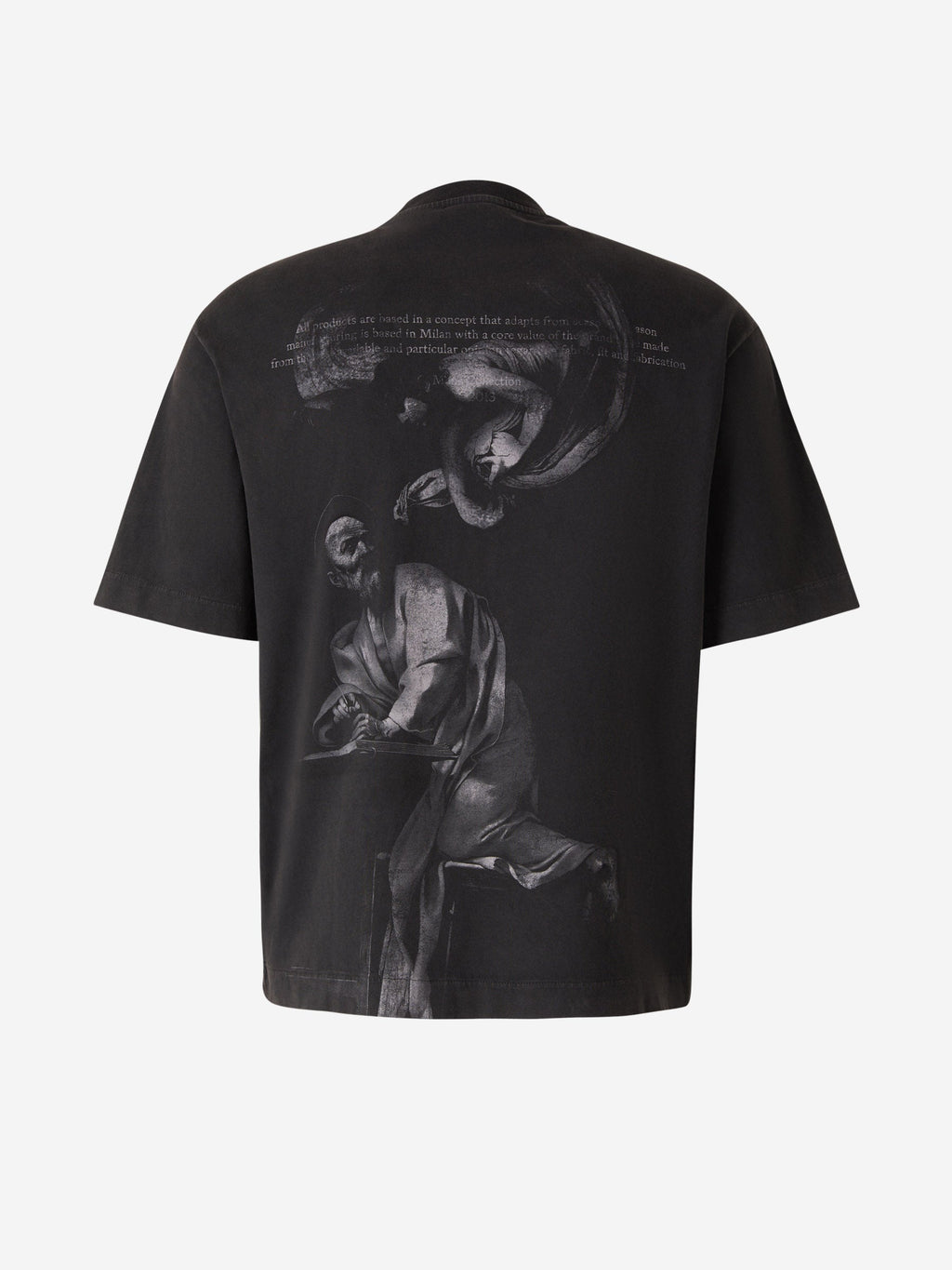 Printed Logo T-Shirt Off-white – Гарантія оригінальності – вид ззаду