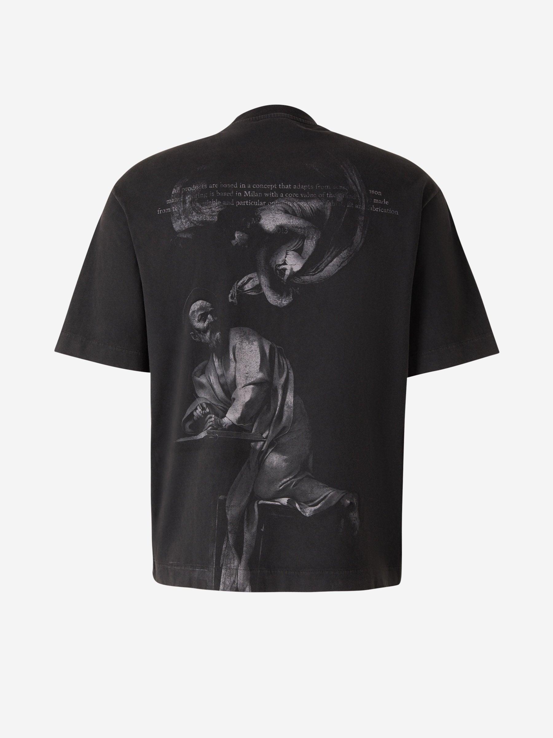 Printed Logo T-Shirt Off-white – Гарантія оригінальності – вид ззаду
