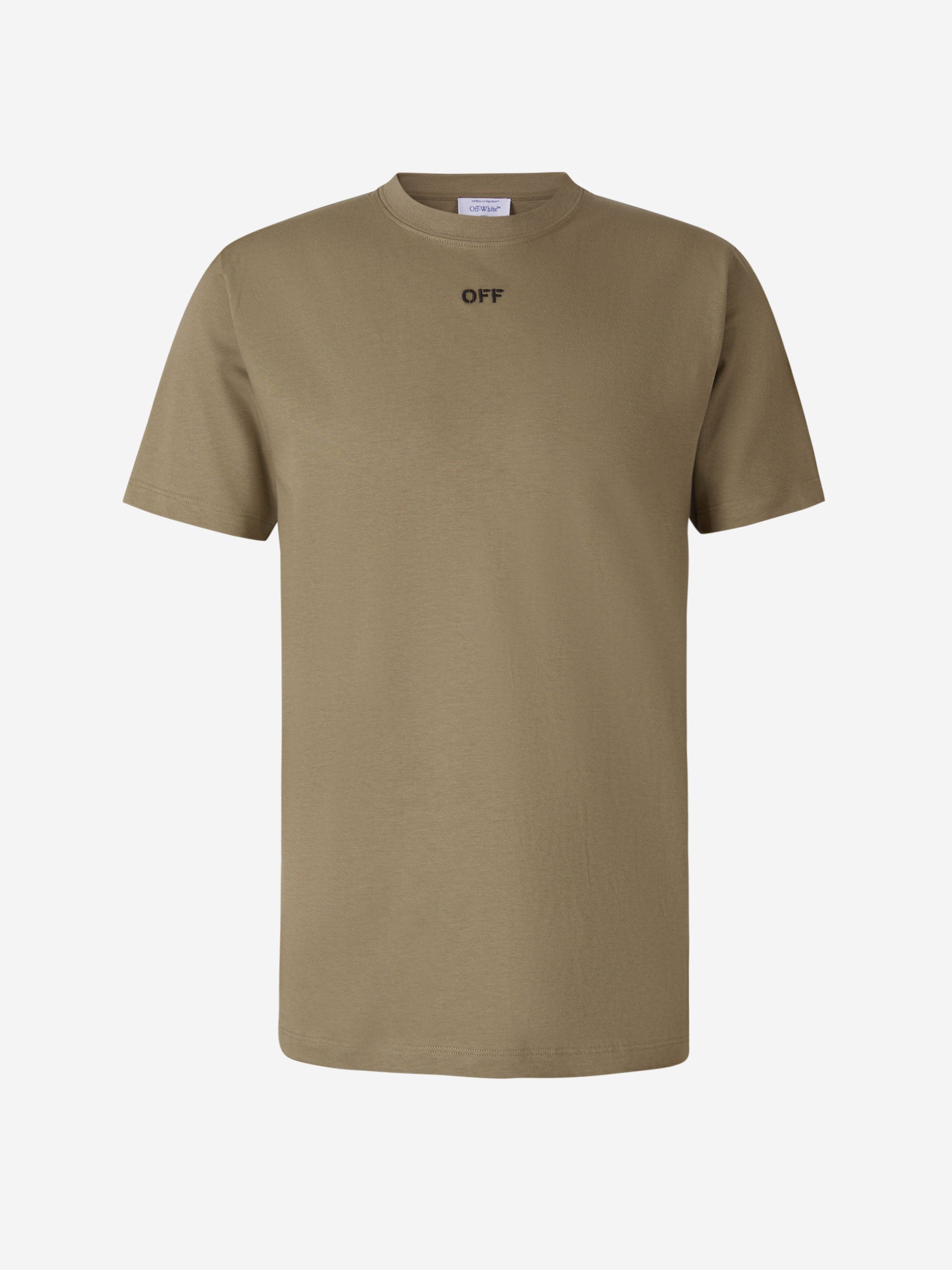 Logo Stitch T-Shirt Off-white оригінал – Купити в Україні – боковий вид