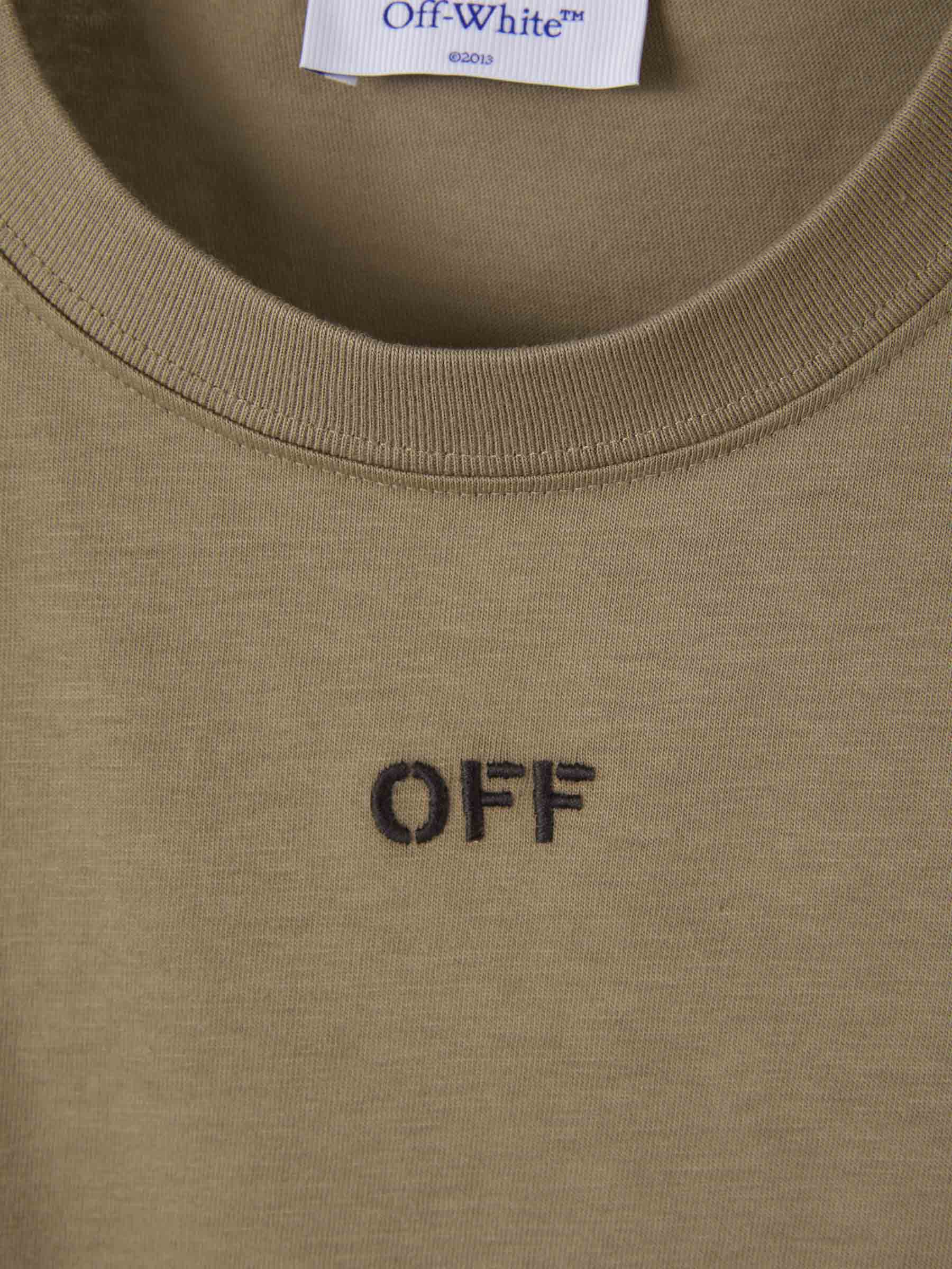 Logo Stitch T-Shirt Off-white оригінал – Купити в Україні – детальний вид