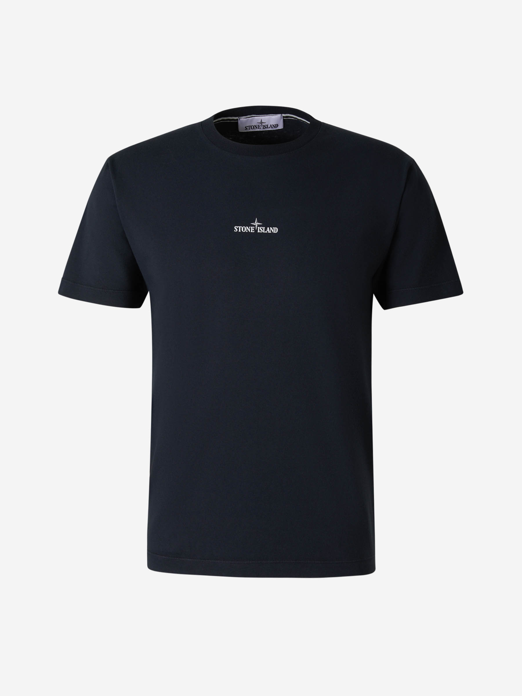 Embroidered Logo T-Shirt Stone island оригінал – Купити в Україні – боковий вид