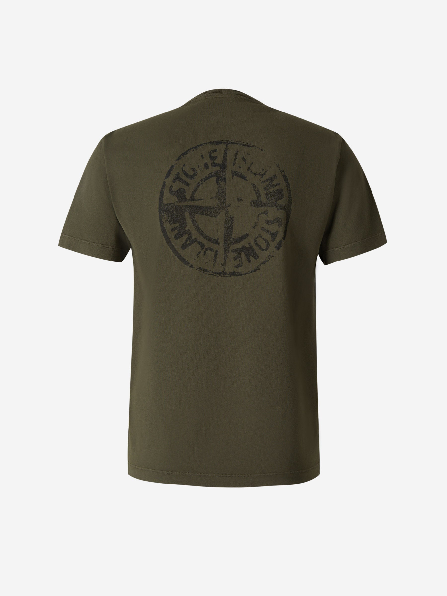 Embroidered Logo T-Shirt Stone island оригінал – Купити в Україні – вид ззаду