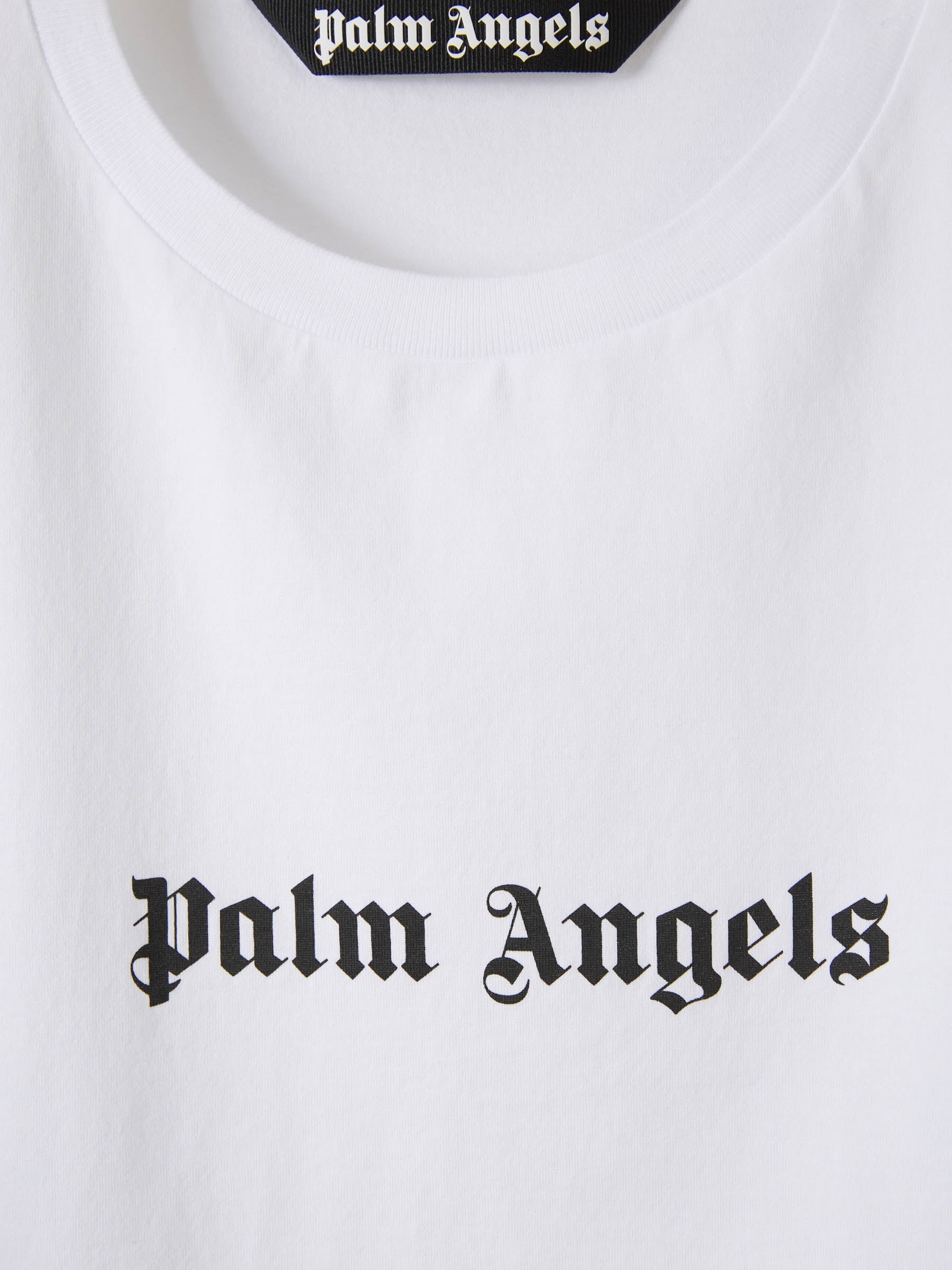 Оригінальна Logo Cotton T-Shirt Palm angels – детальний вид