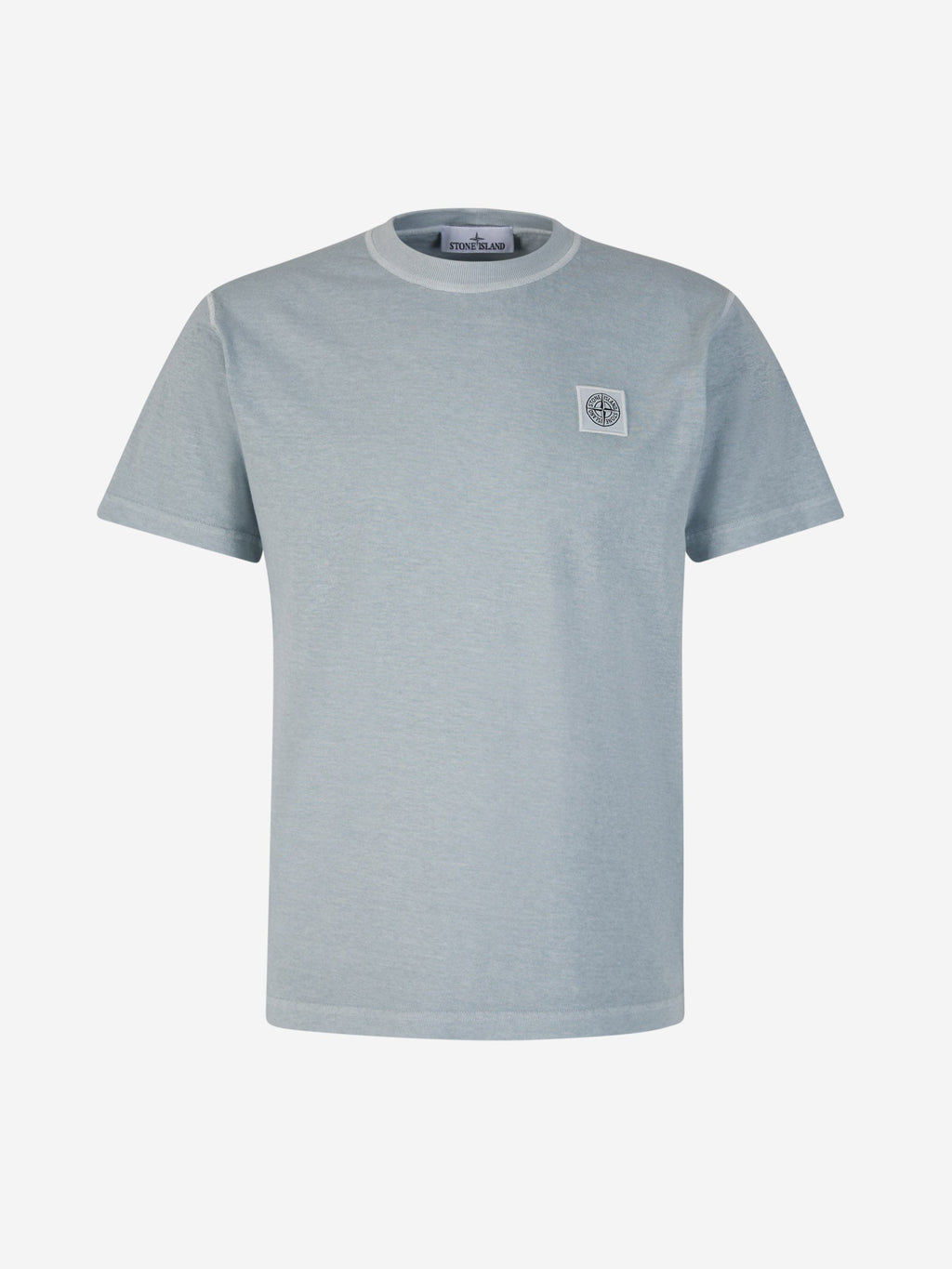 Logo Cotton T-Shirt Stone island оригінал – Купити в Україні – боковий вид