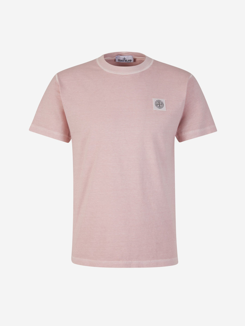 Logo Cotton T-Shirt Stone island оригінал – Купити в Україні – боковий вид
