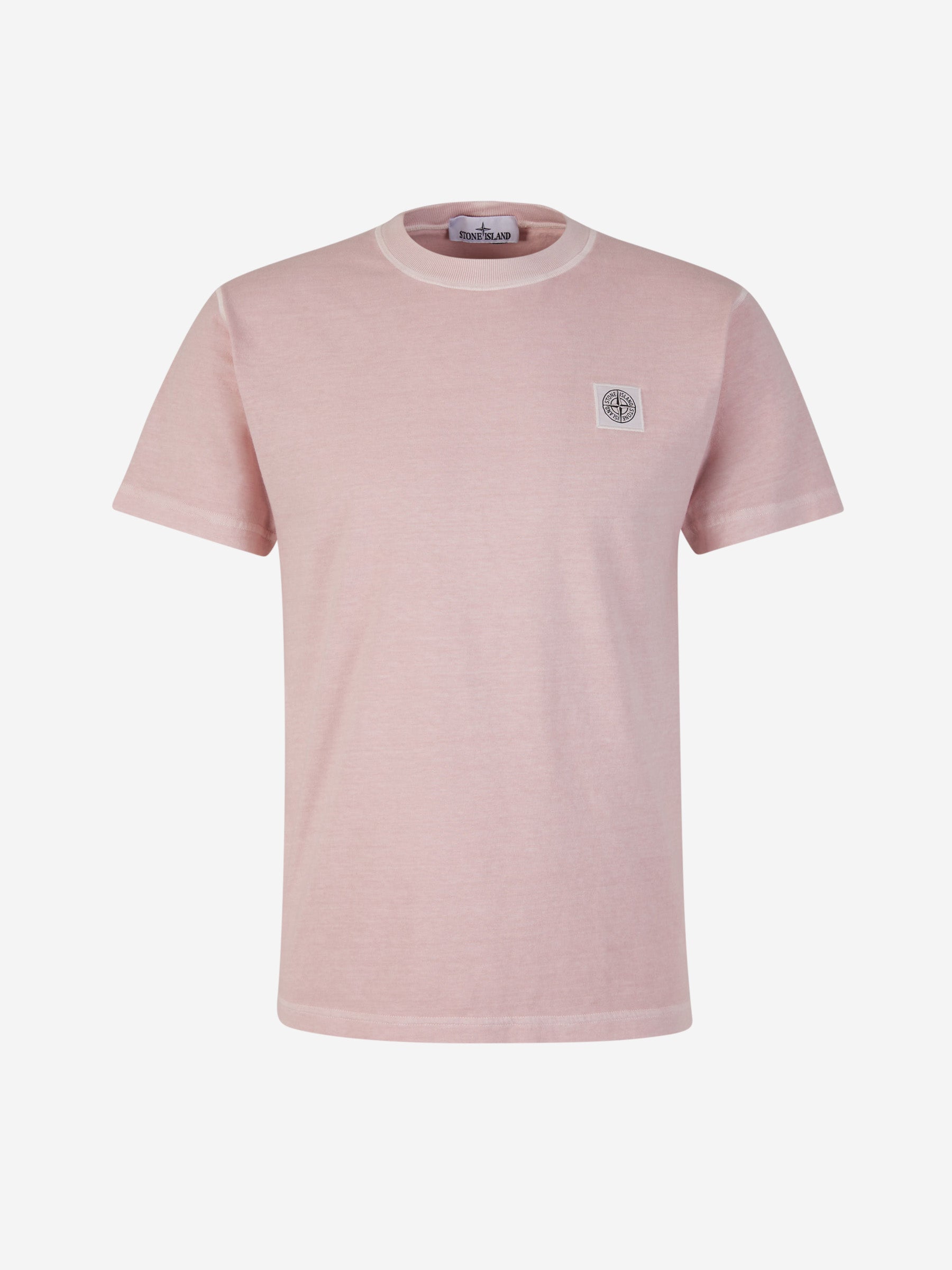 Logo Cotton T-Shirt Stone island оригінал – Купити в Україні – боковий вид