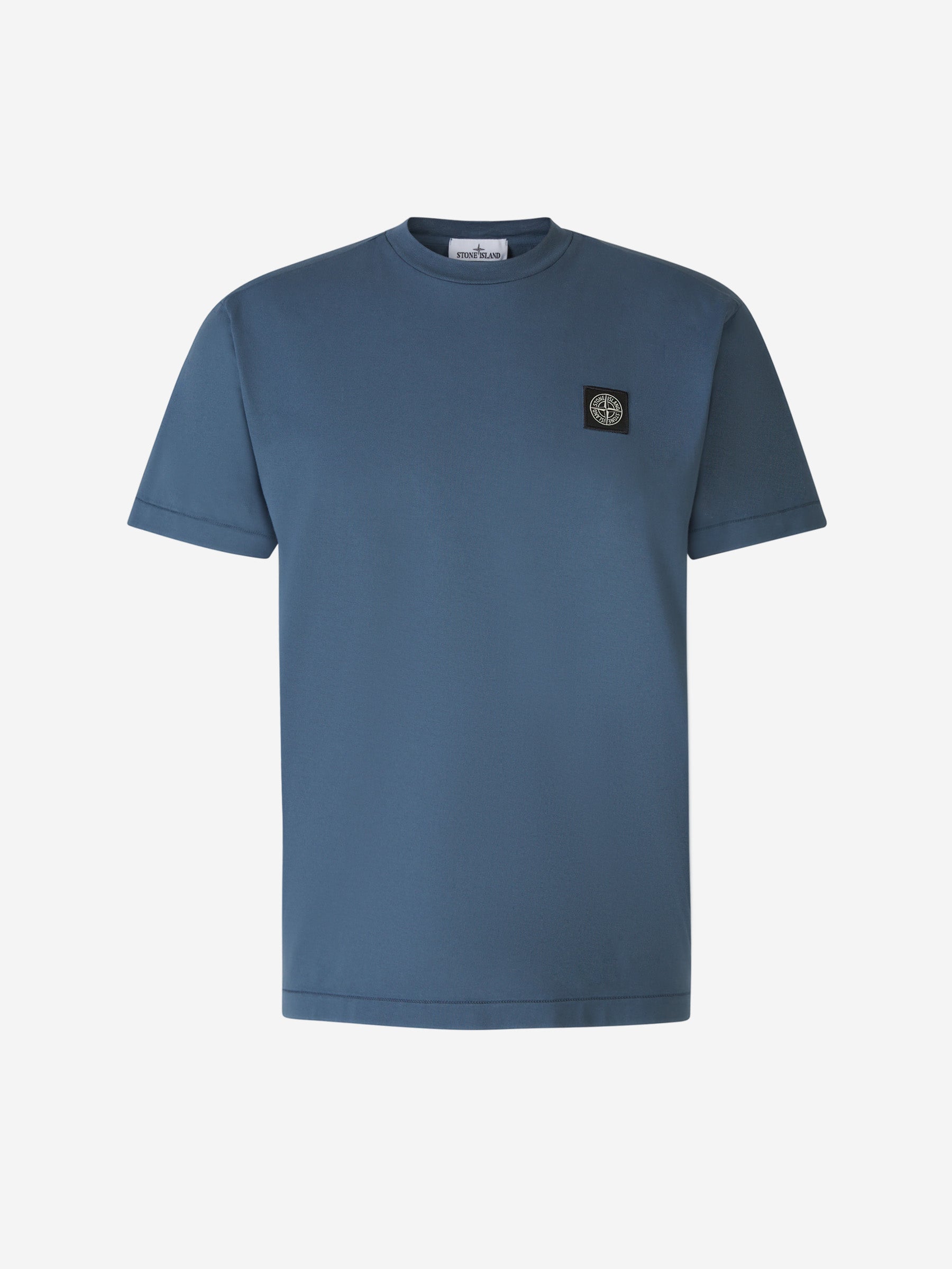 Оригінальна Cotton Logo T-Shirt Stone island – боковий вид