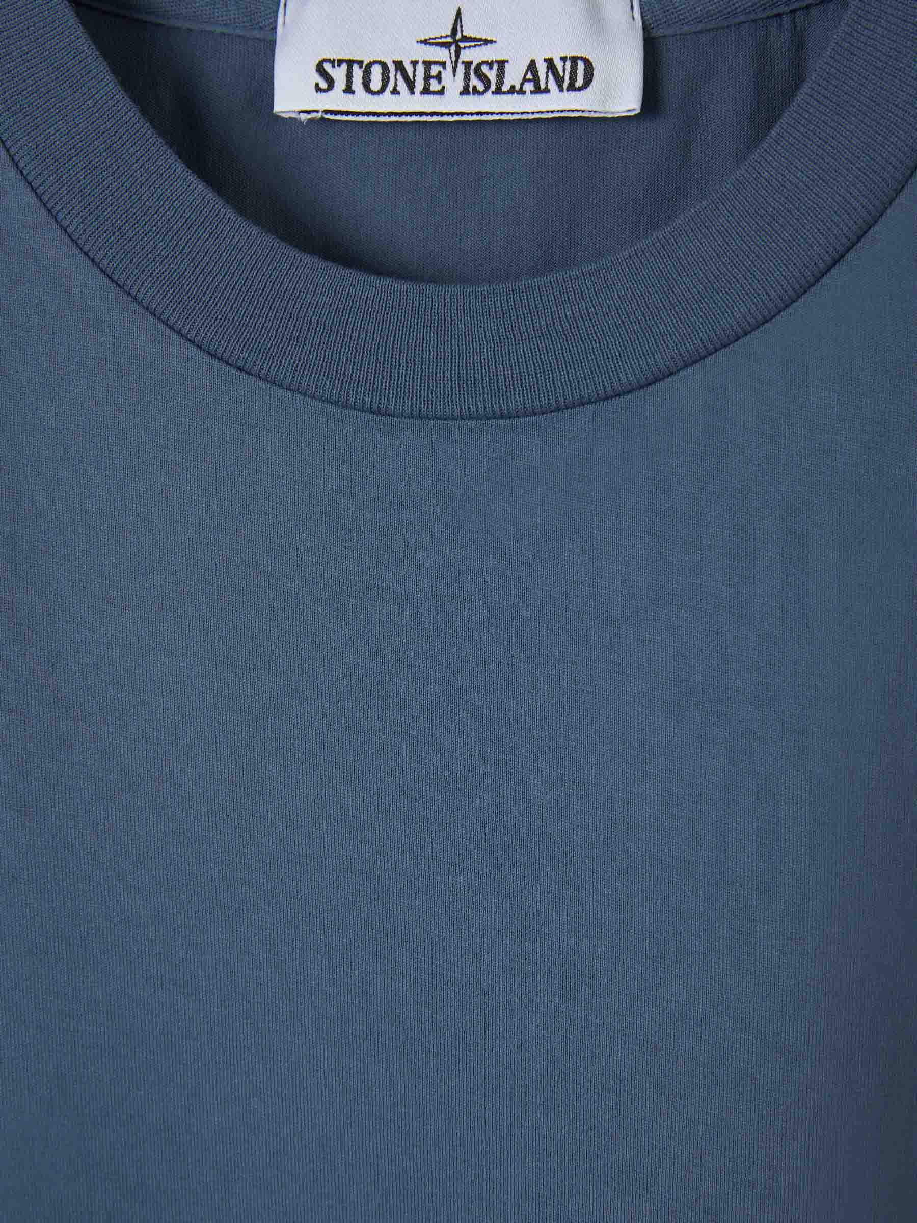 Оригінальна Cotton Logo T-Shirt Stone island – детальний вид