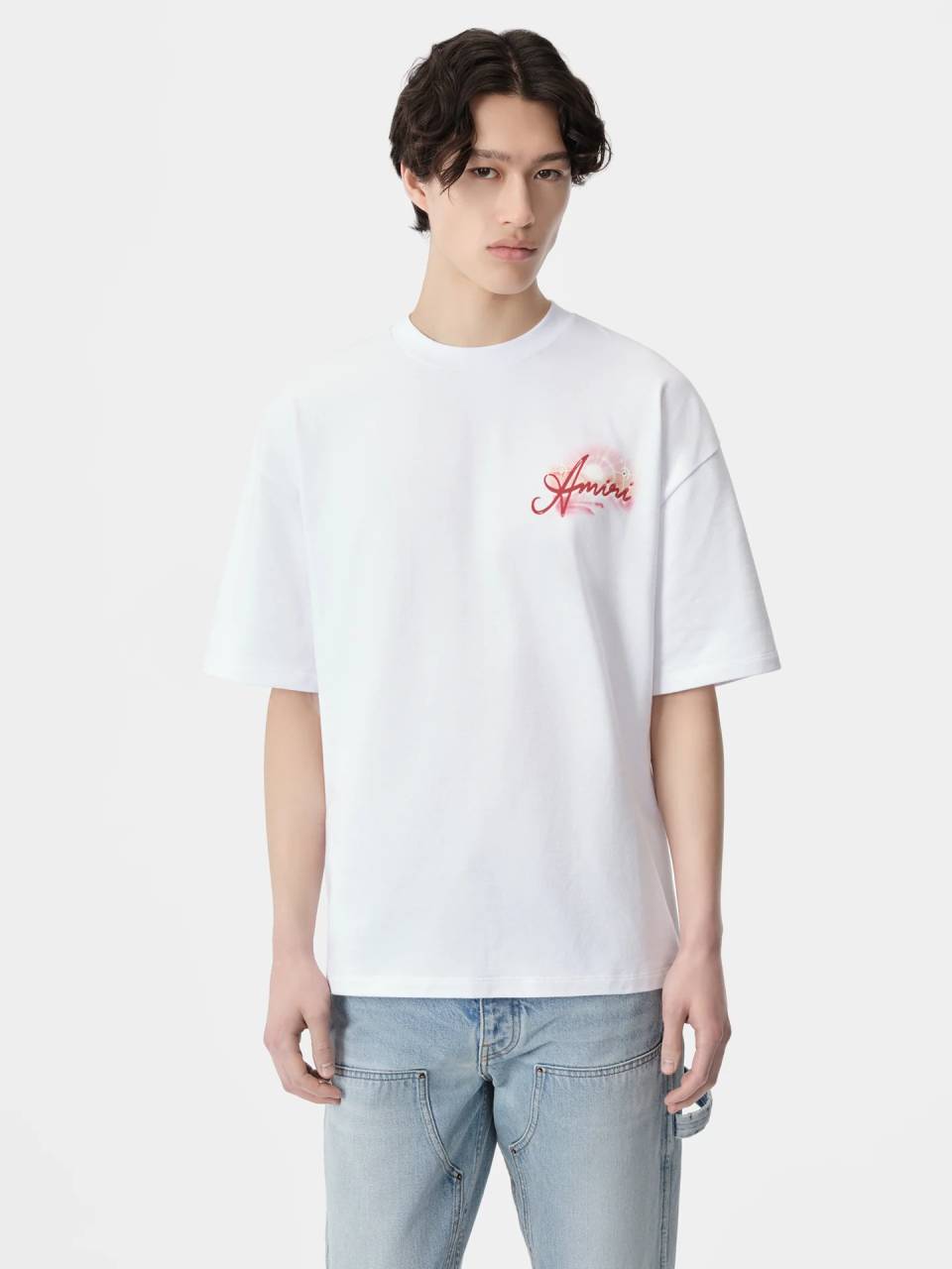 Оригінальна Cotton Logo T-Shirt Amiri – боковий вид