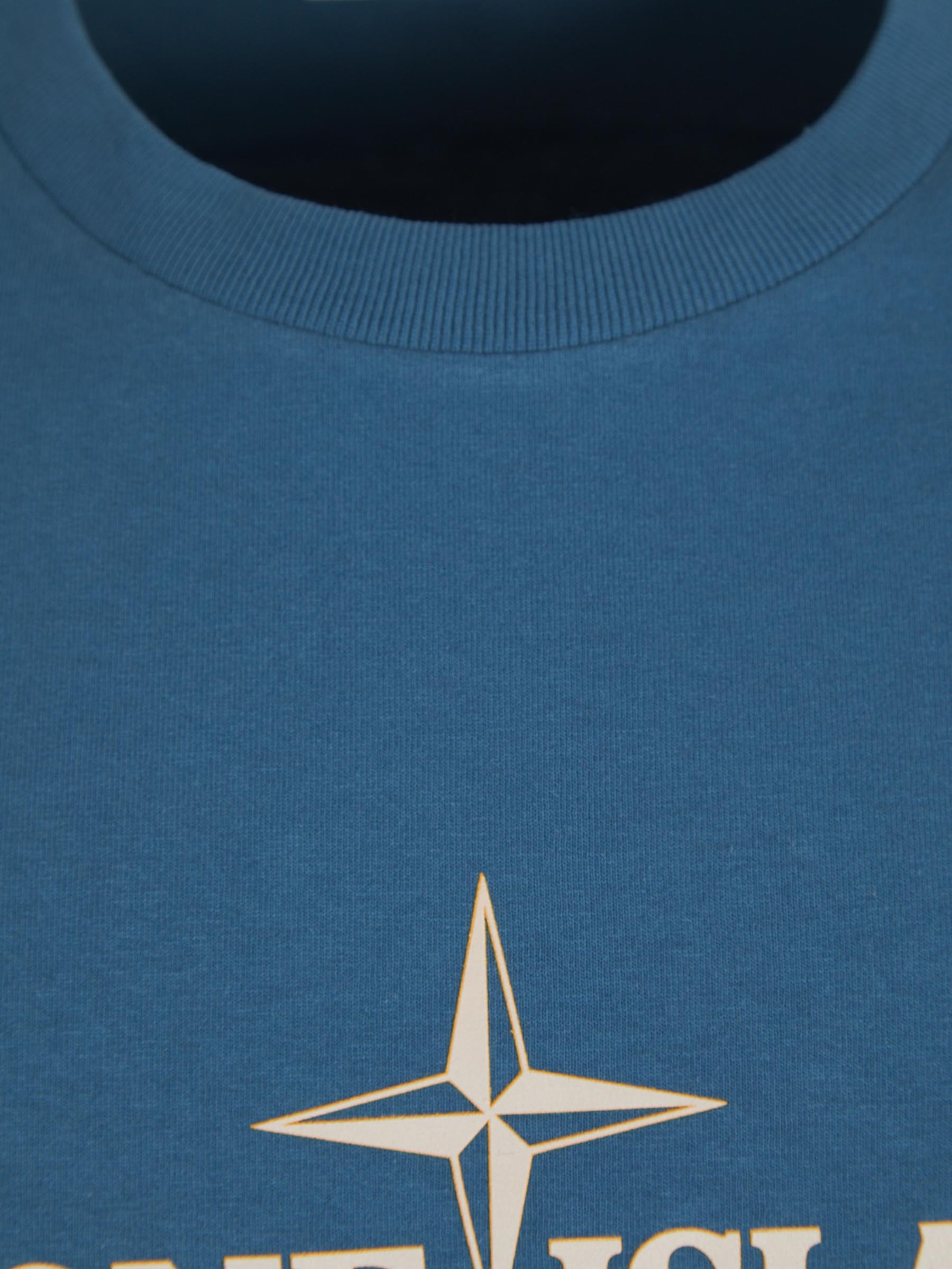 Оригінальна Cotton Logo T-Shirt Stone island – збільшений вид