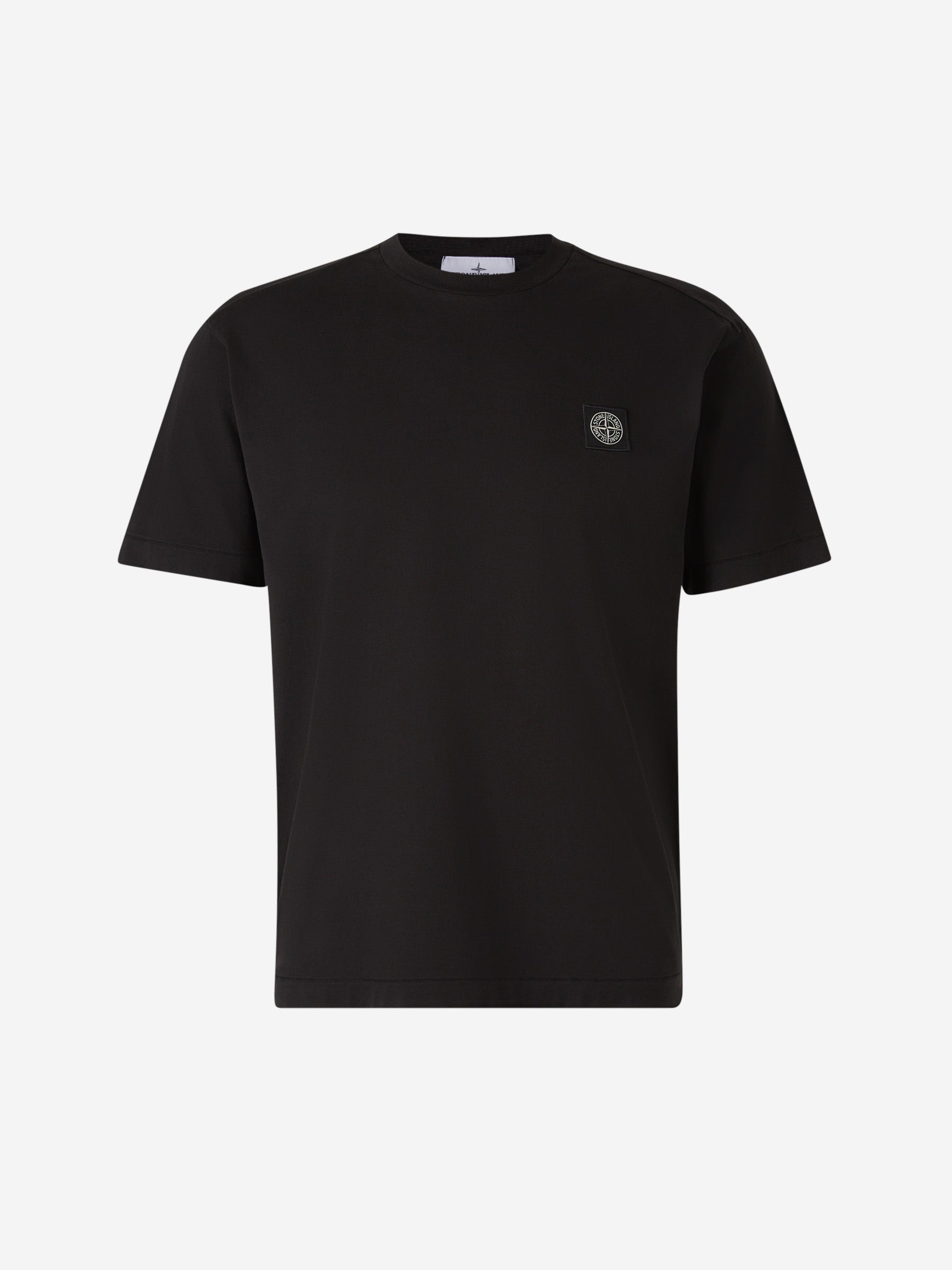 Оригінальна Cotton Logo T-Shirt Stone island – боковий вид