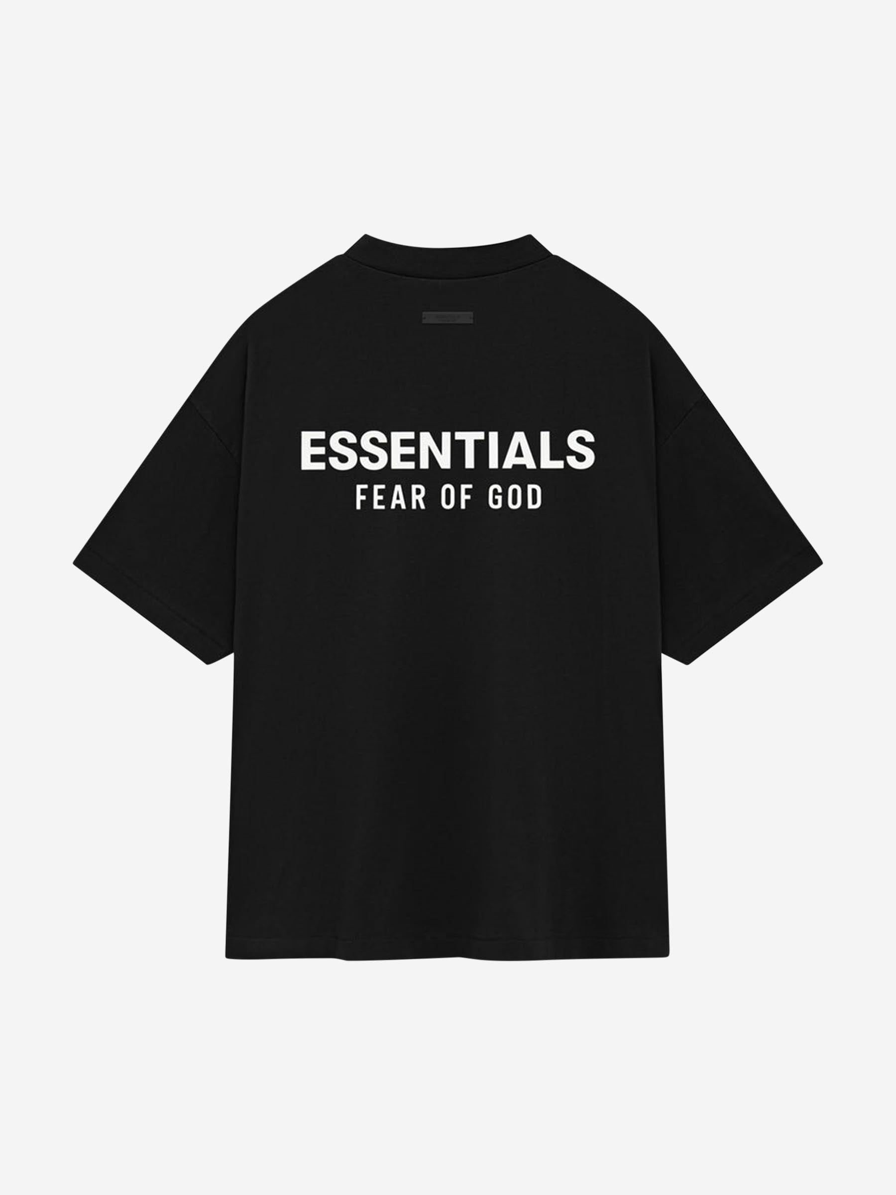 Cotton Logo T-Shirt Fear of god оригінал – Купити в Україні – вид ззаду