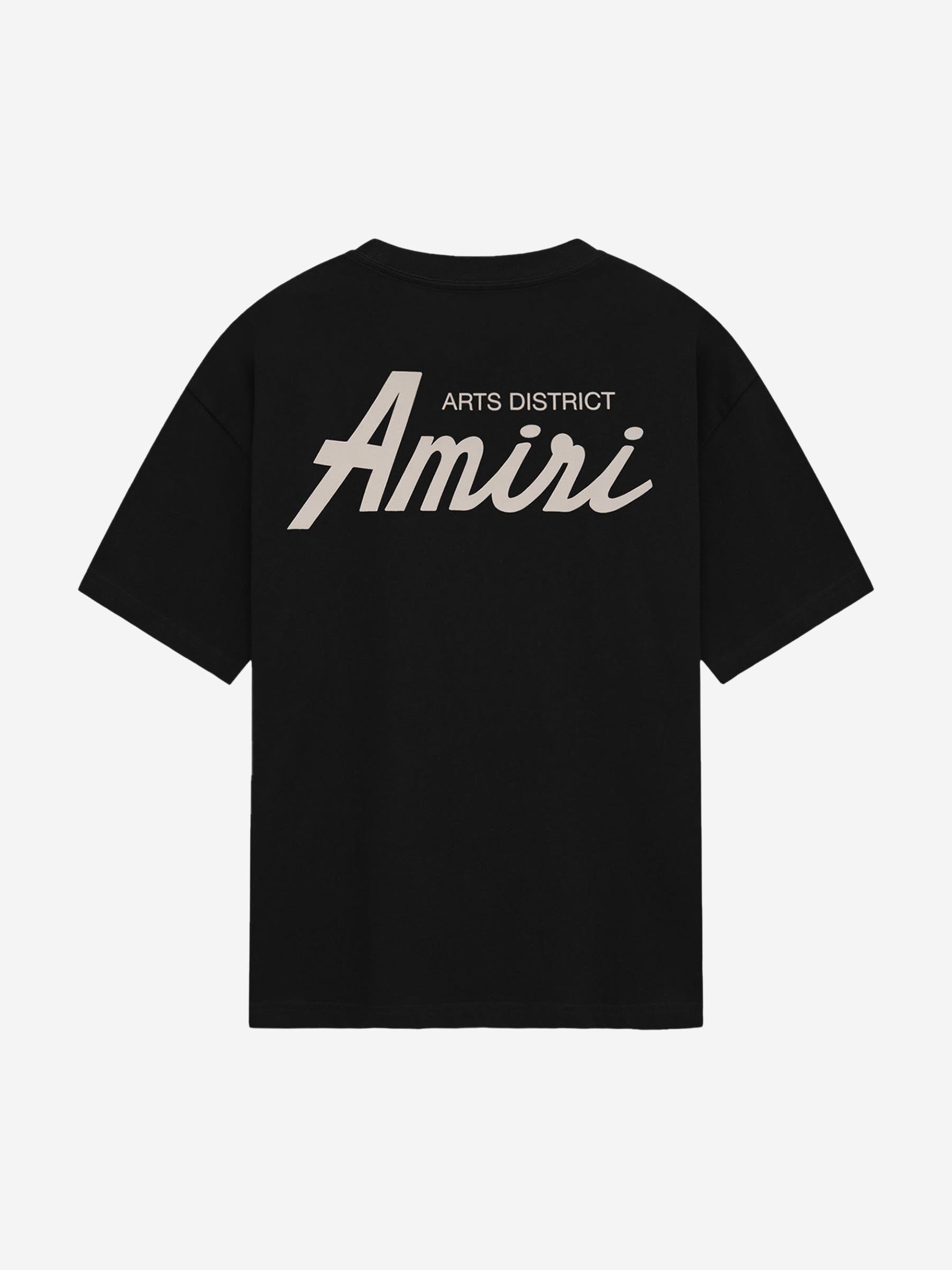 Оригінальна Cotton Logo T-Shirt Amiri – вид ззаду
