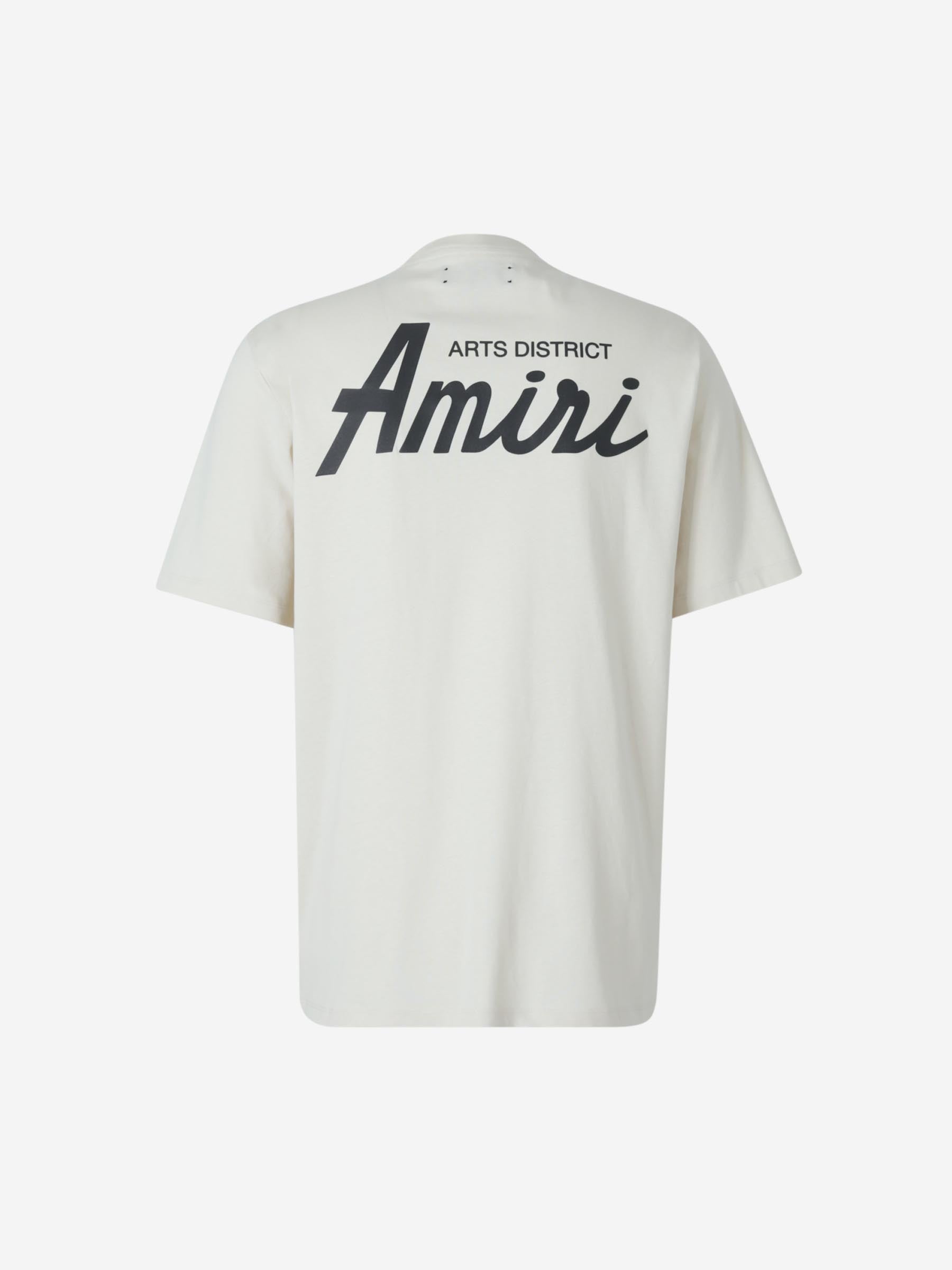 Оригінальна Cotton Logo T-Shirt Amiri – вид ззаду