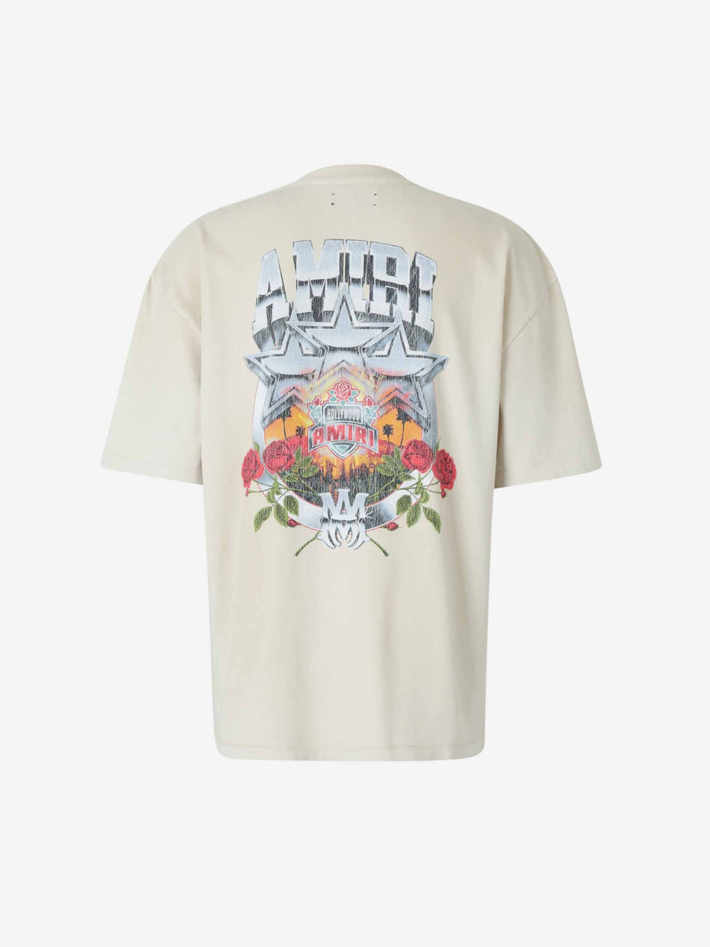 Оригінальна Cotton Logo T-Shirt Amiri – вид ззаду