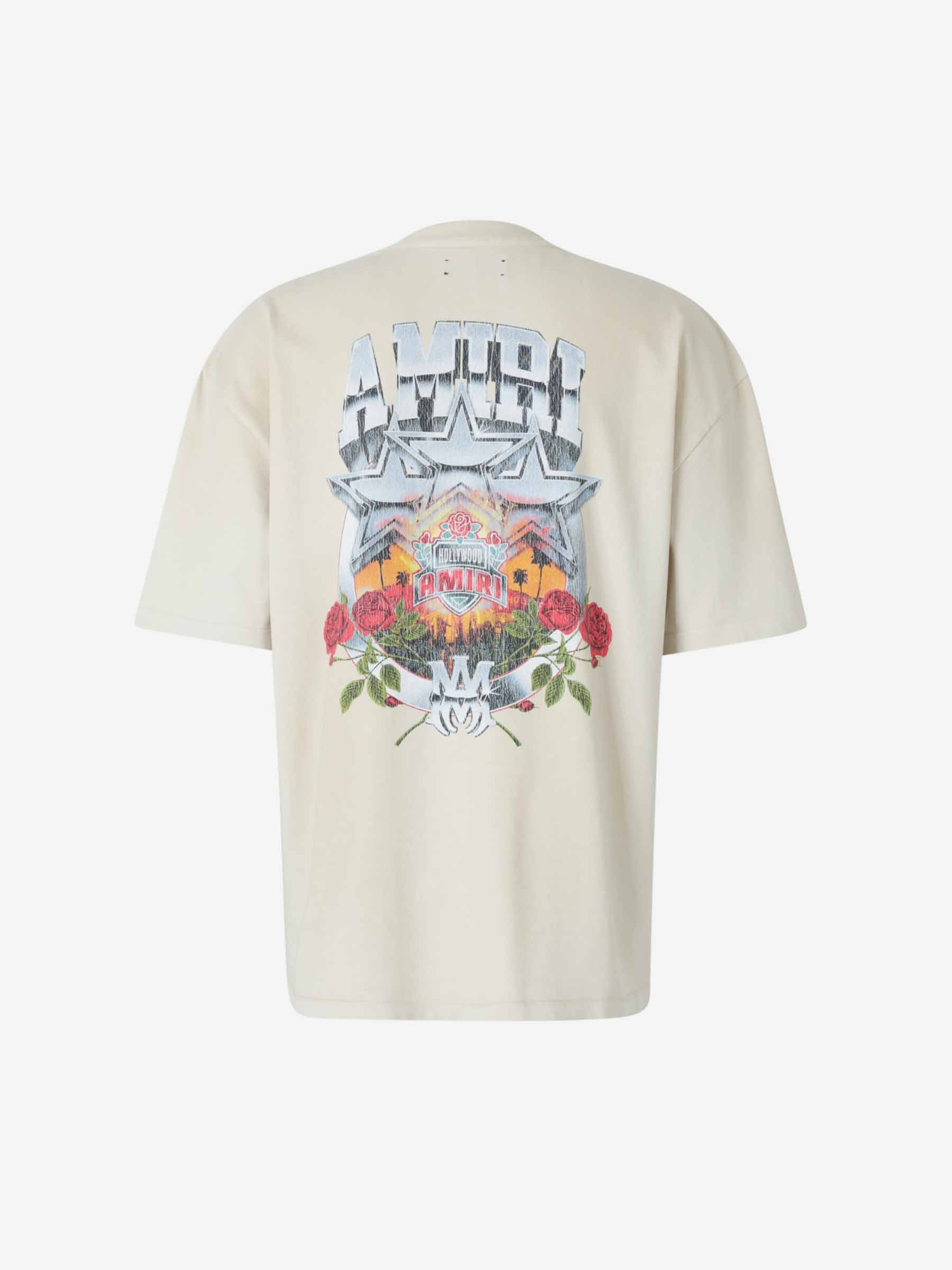 Оригінальна Cotton Logo T-Shirt Amiri – вид ззаду