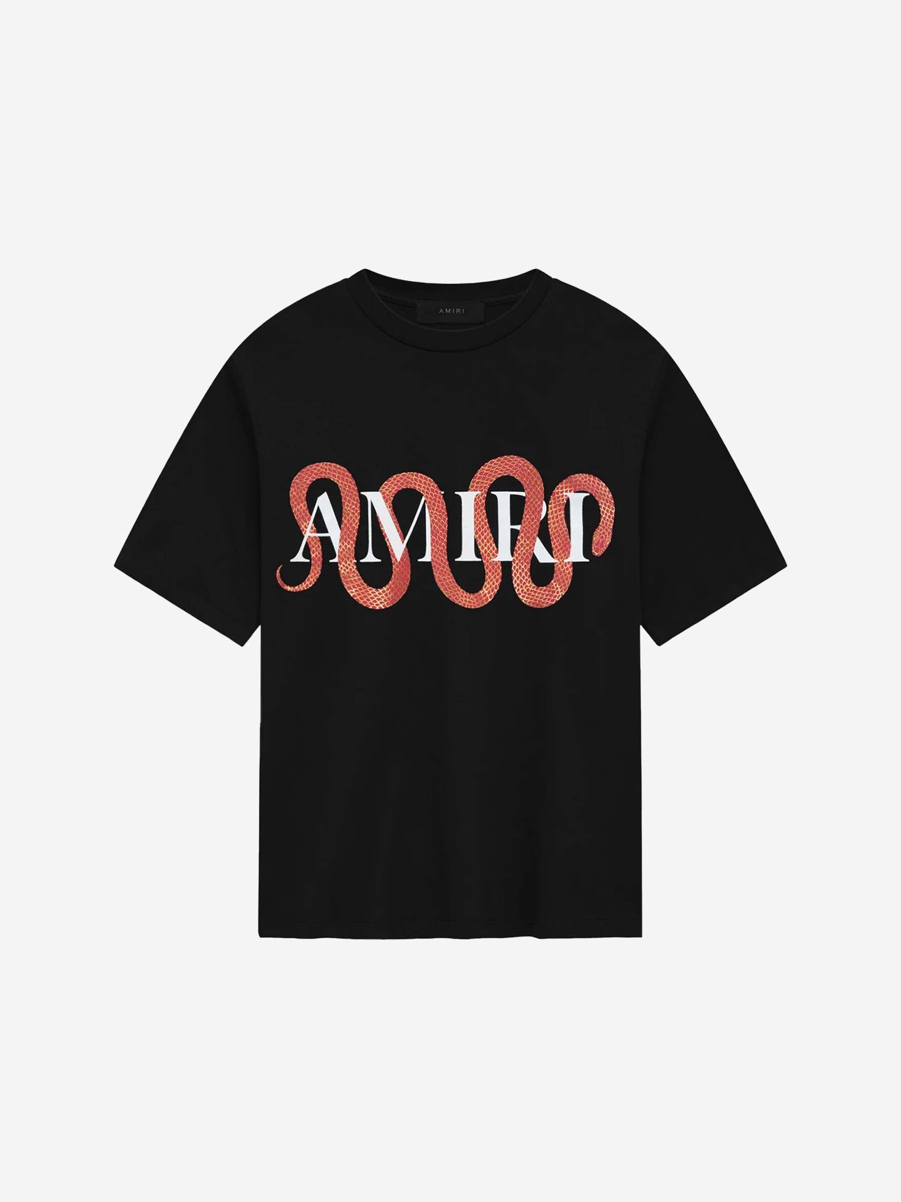 Snake Cotton T-Shirt Amiri оригінал – Купити в Україні – боковий вид