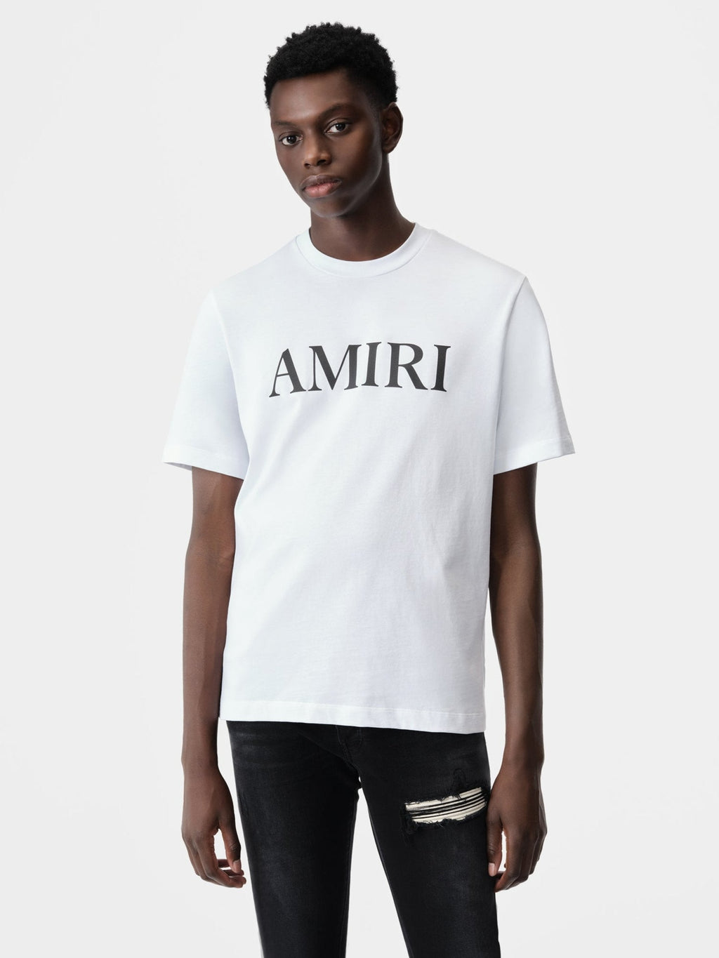 Оригінальна Cotton Logo T-Shirt Amiri – вид ззаду