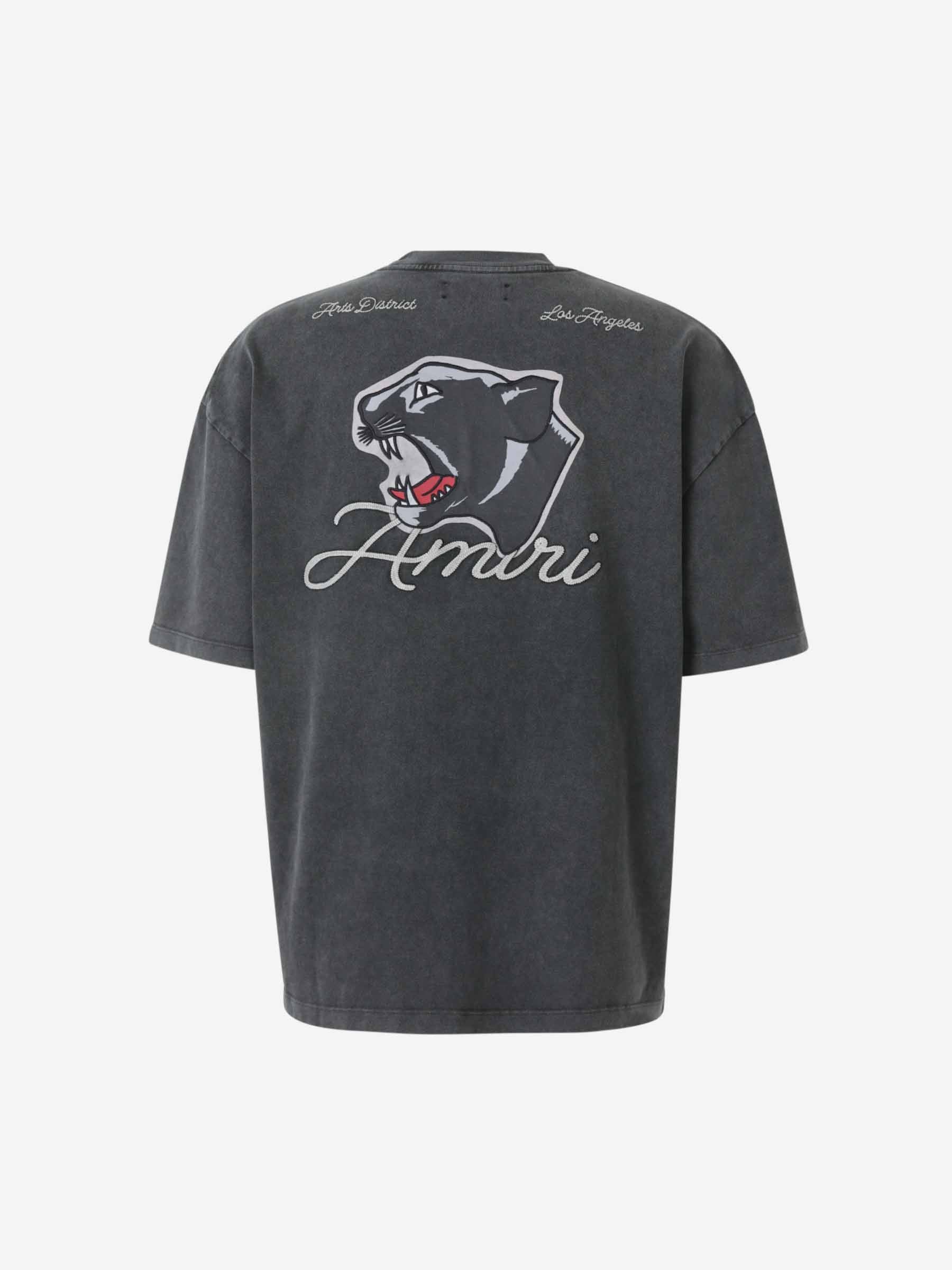 Оригінальна Cotton Logo T-Shirt Amiri – вид ззаду
