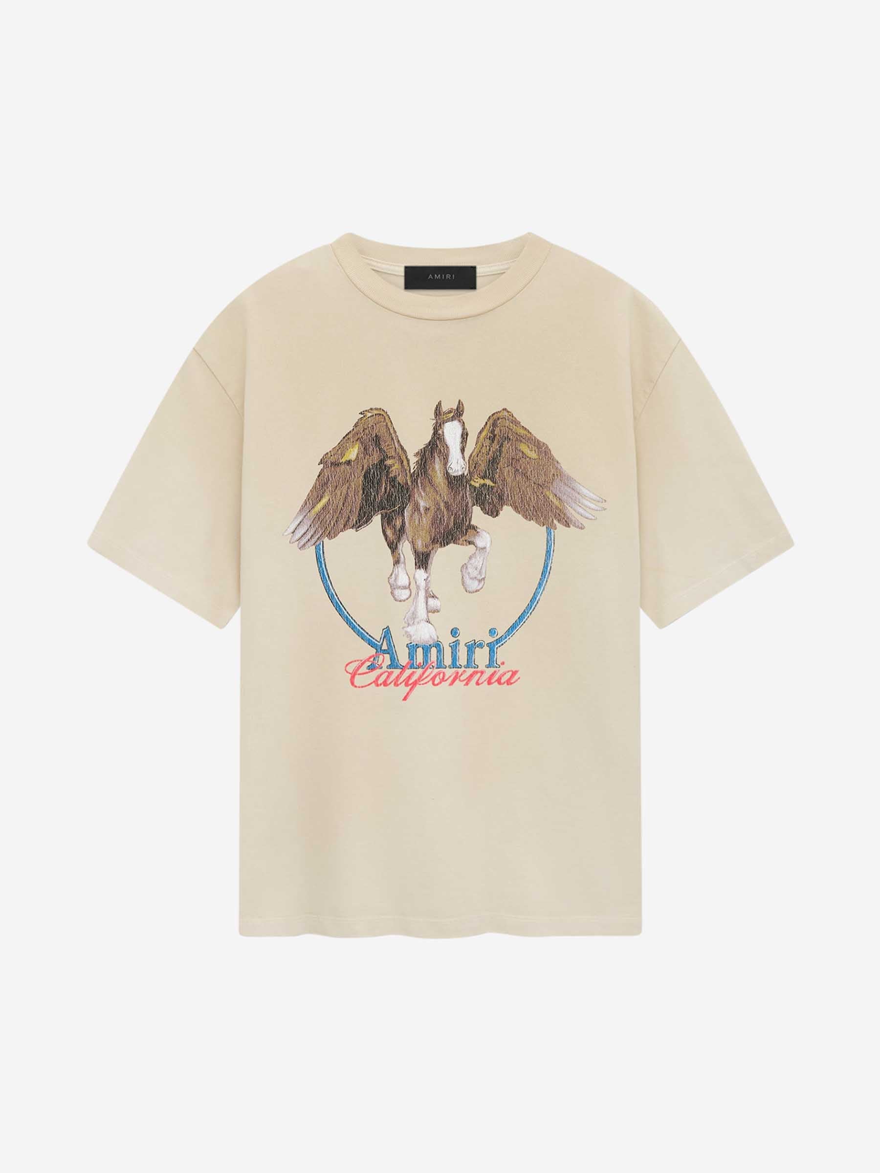 Оригінальна Pegasus Cotton T-Shirt Amiri – боковий вид